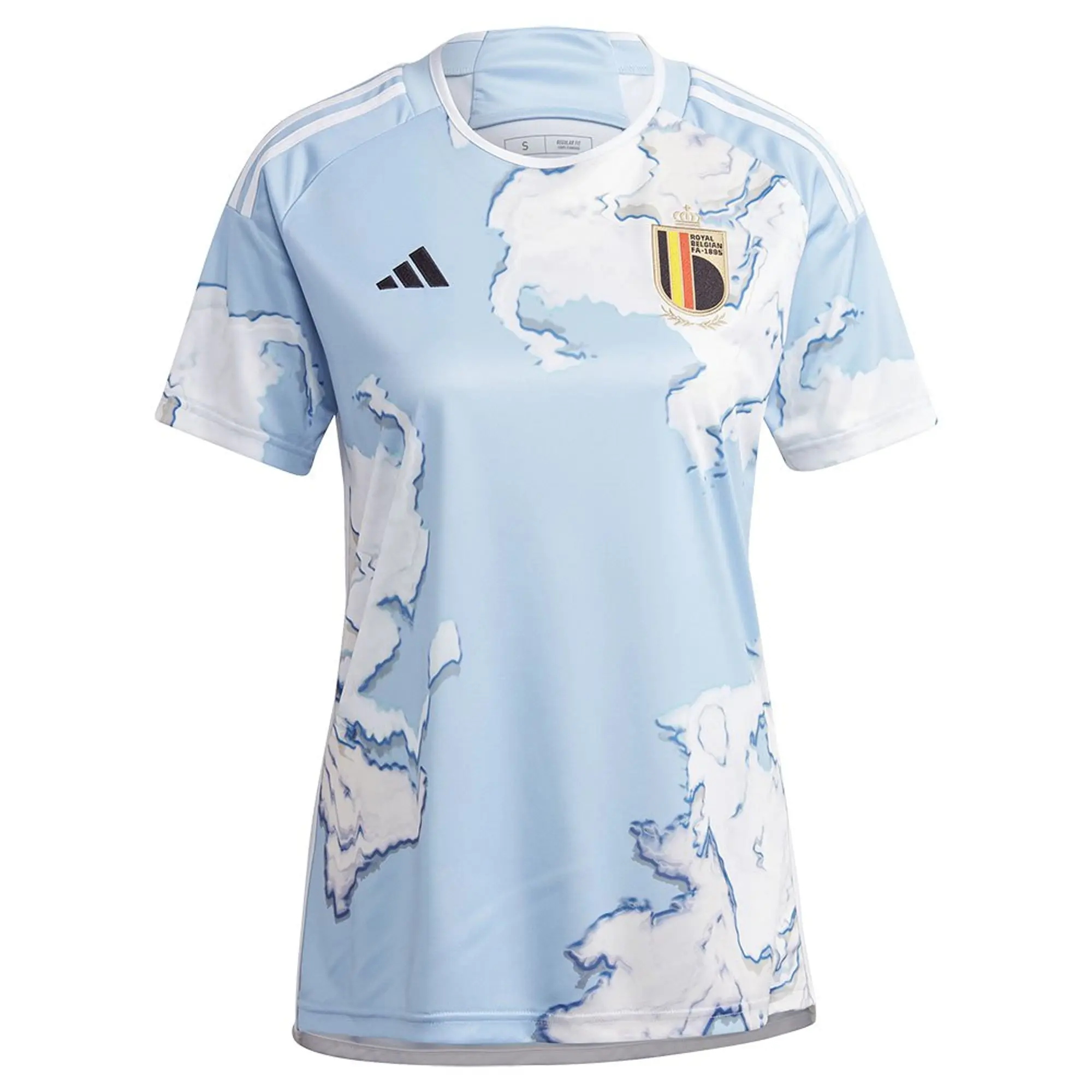 adidas Belgium Womens SS Away Shirt 2023
