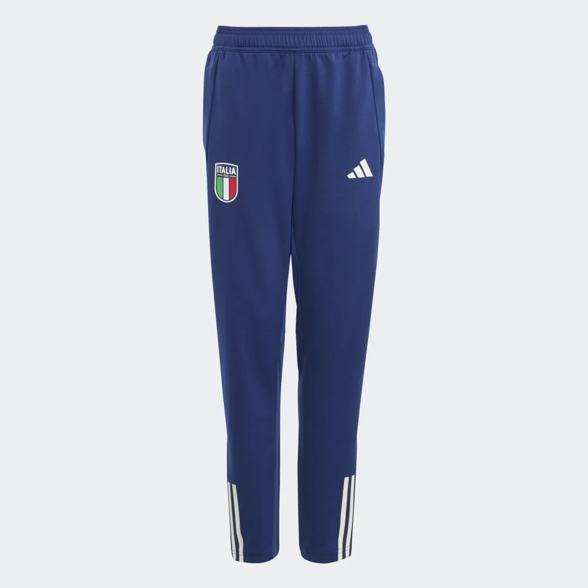 adidas Italy Training Trousers Tiro 23 - Dark Blue/White Kids - ['Blue']