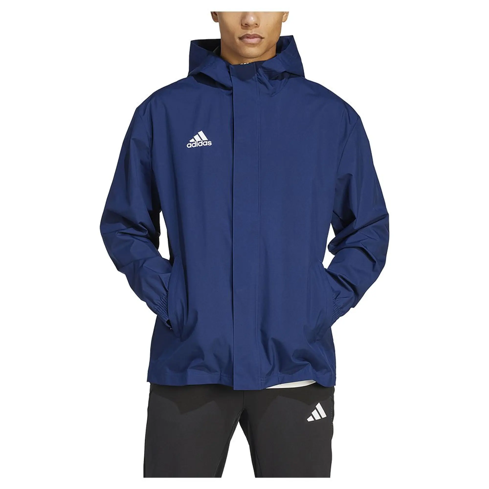 Adidas Jacket All Weather Entrada 22 - ['Blue']