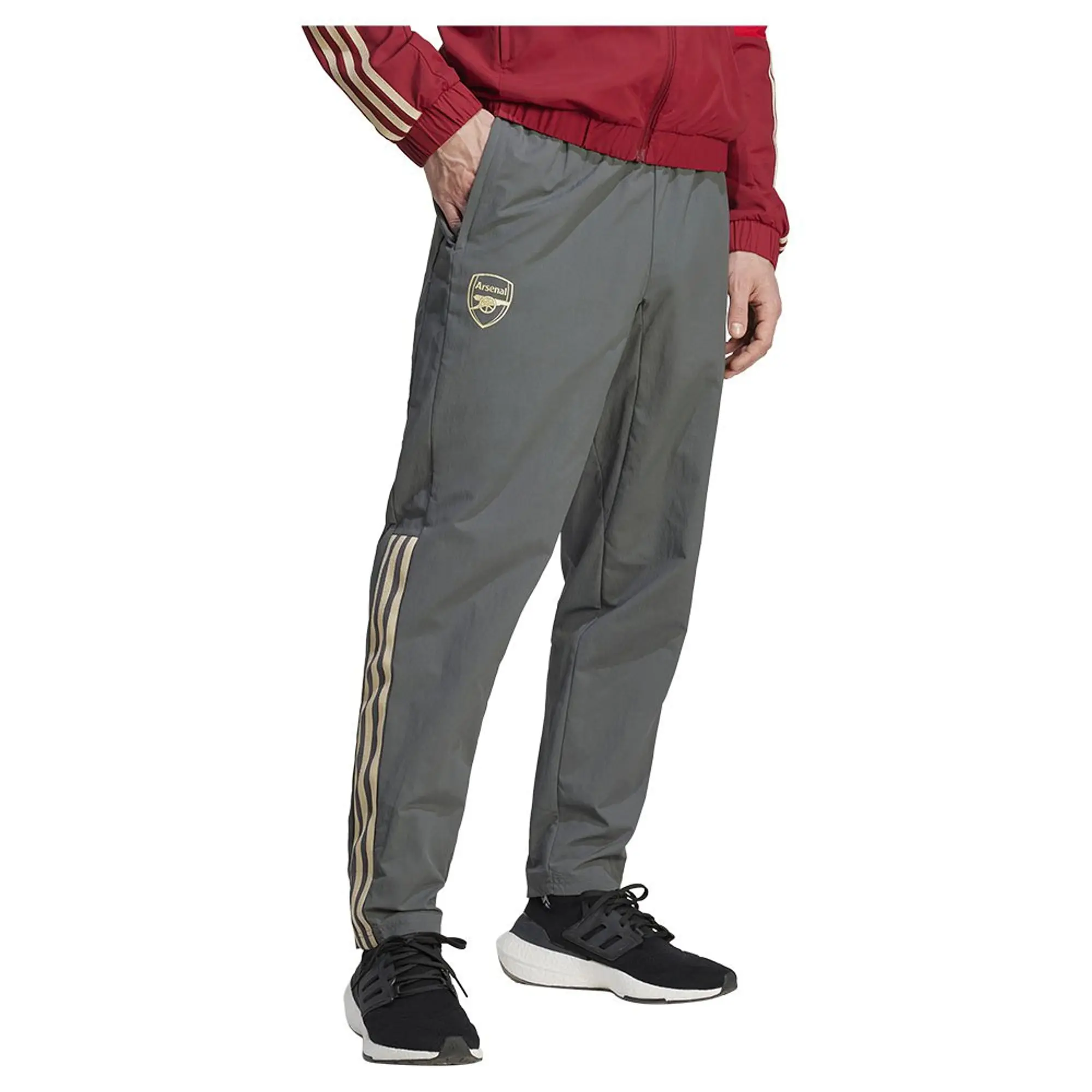 adidas Afc Pre Pnt Tracksuit Bottom Mens - Grey