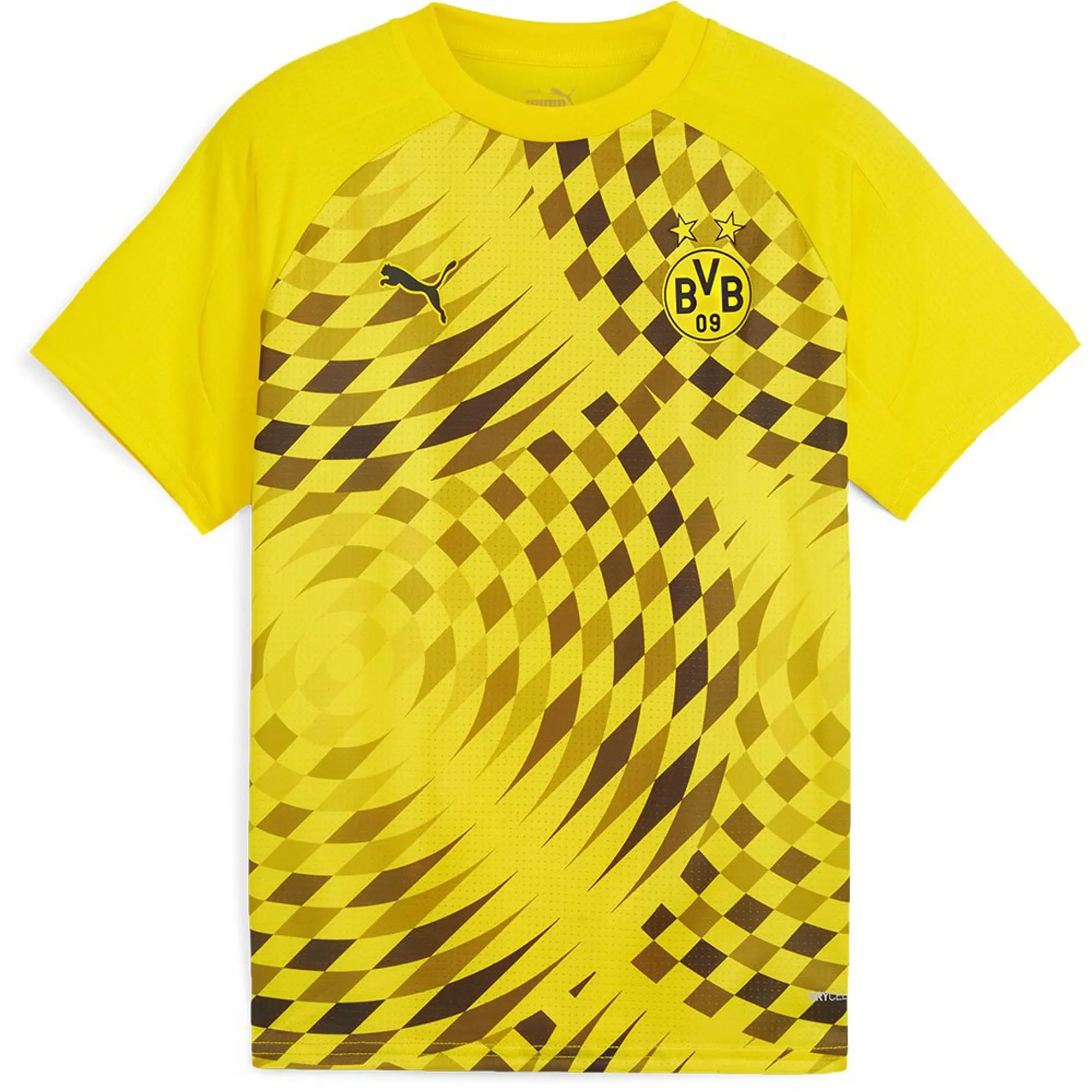 Puma Borussia Dortmund Prematch 23/24 Junior Short Sleeve T-shirt  - Yellow