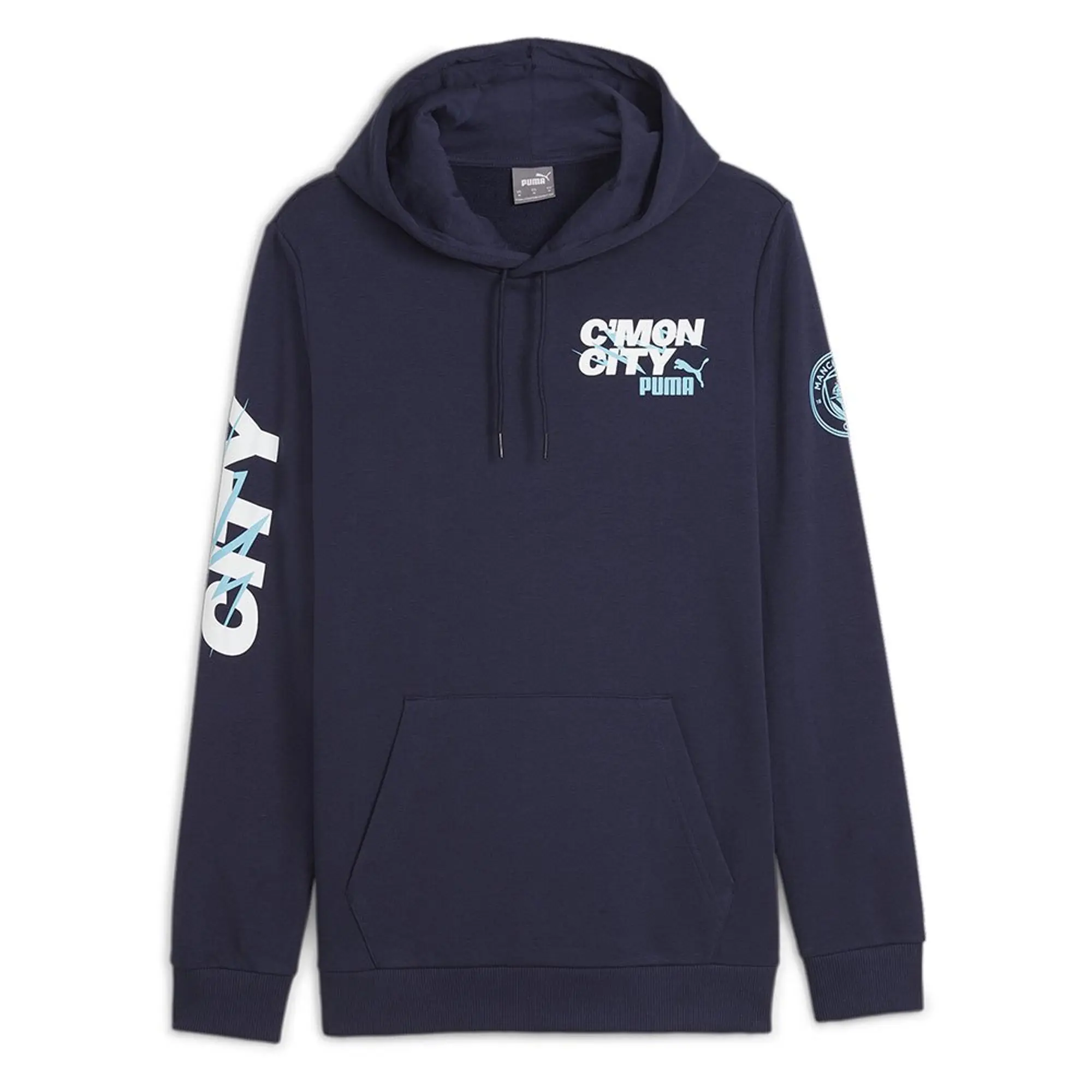 Puma Manchester City Ftblicons Hoodie  - Blue