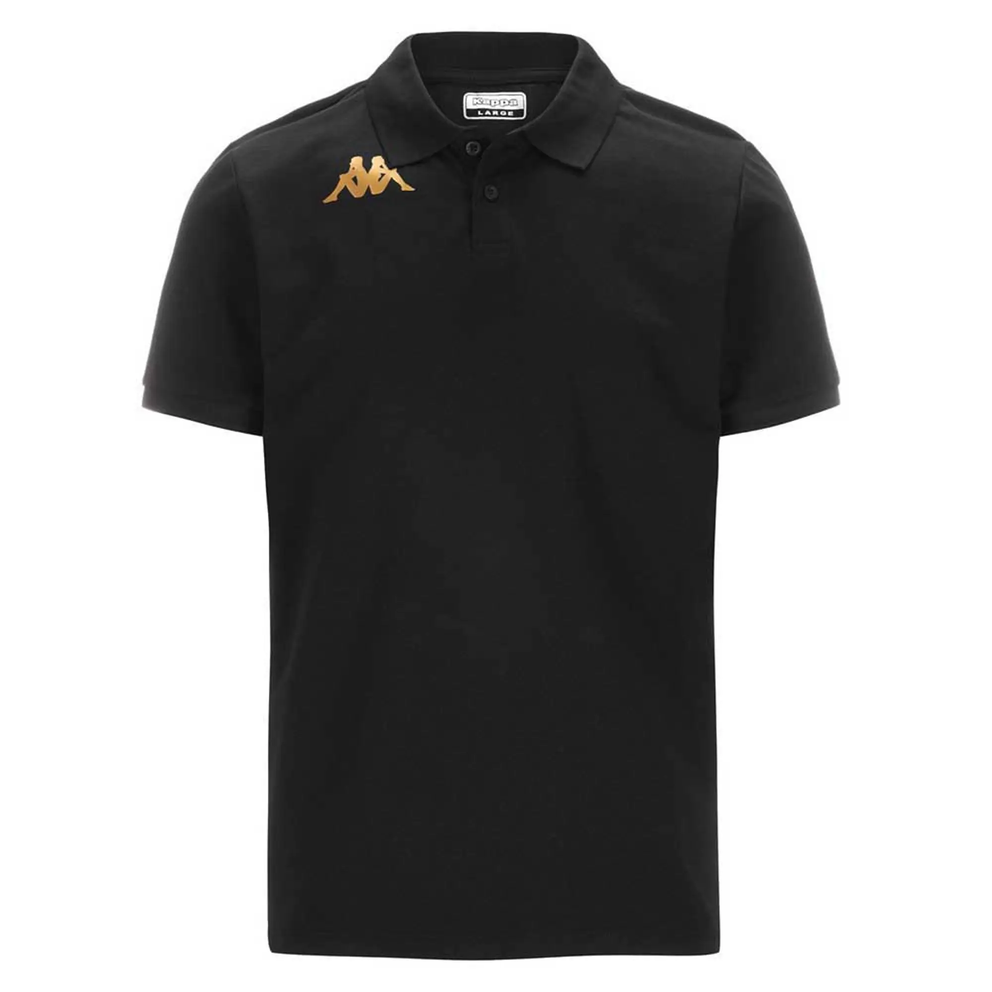 Kappa Gastio Short Sleeve Polo  - Black