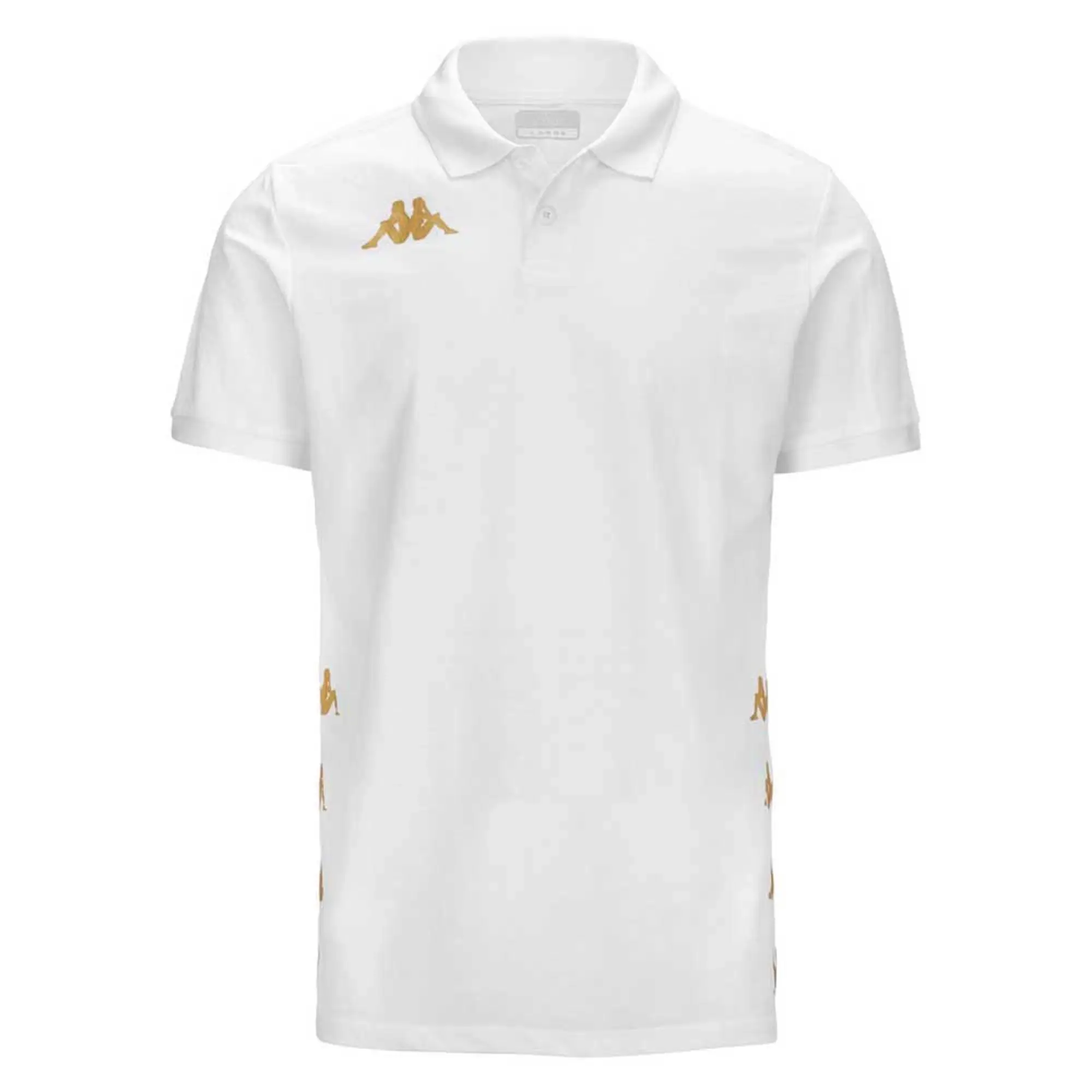 Kappa Gastio Short Sleeve Polo  - White
