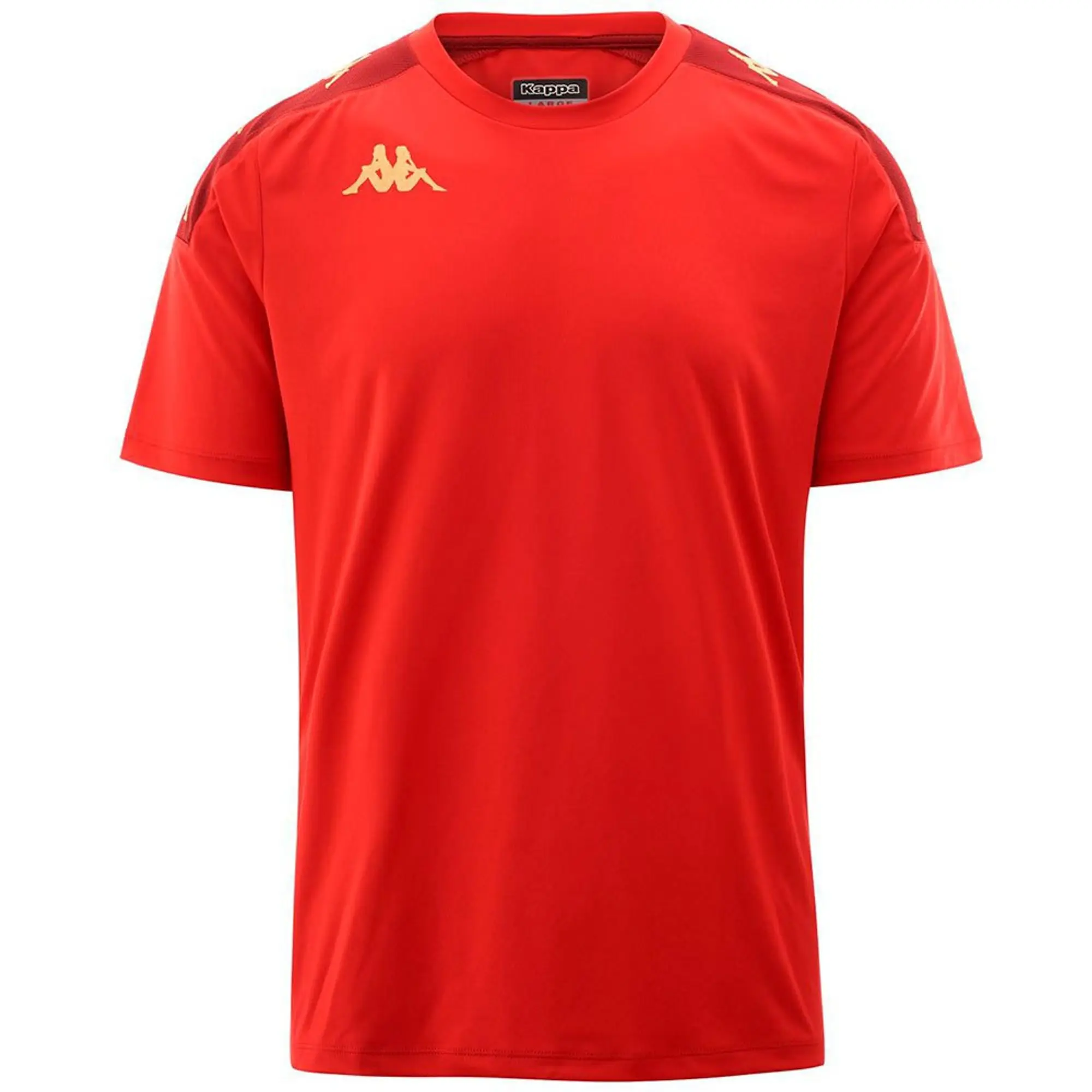 Kappa Gianto Short Sleeve T shirt Orange 351F4LW A02 FOOTY.COM