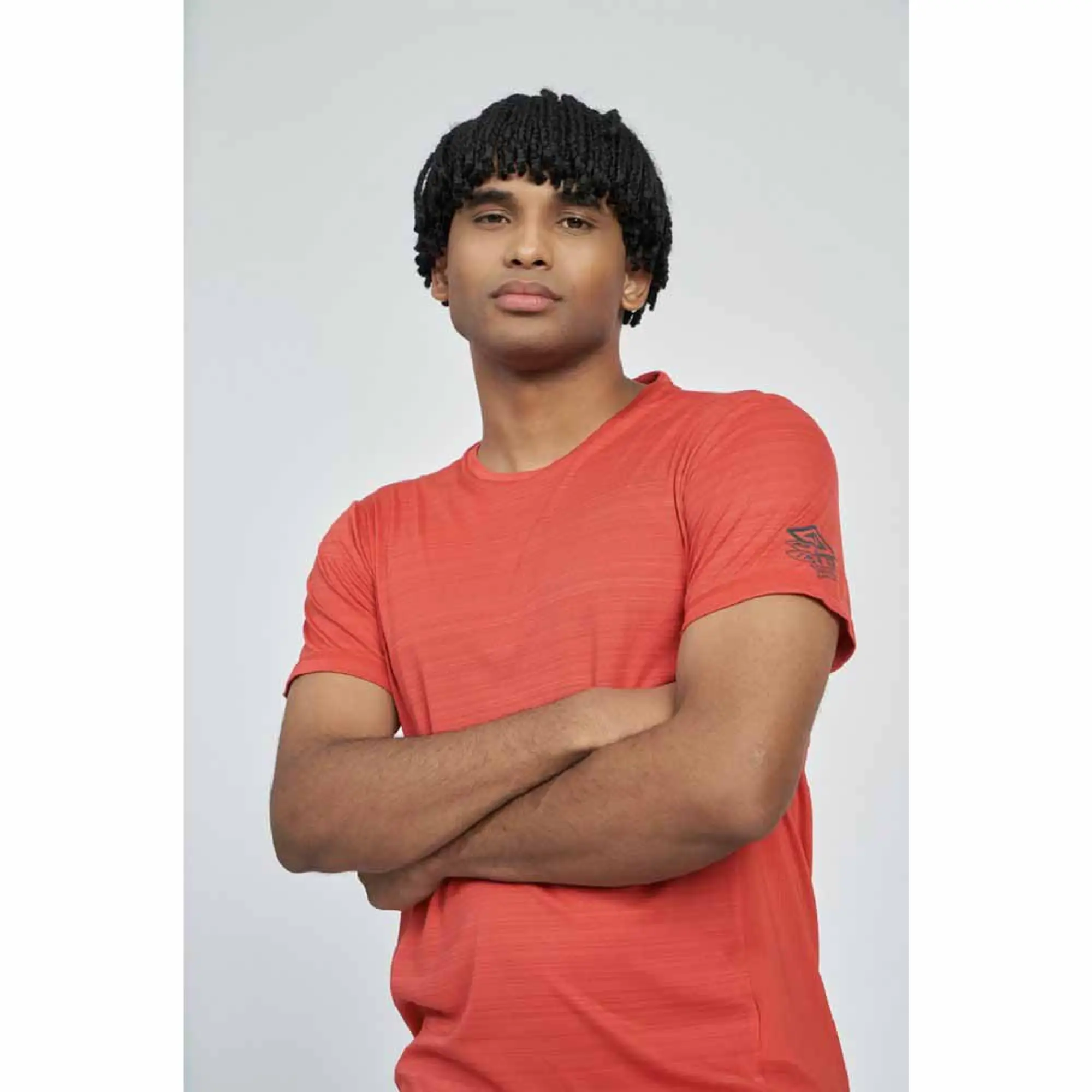 Umbro Pro Training Marl Poly Short Sleeve T-shirt  - Orange