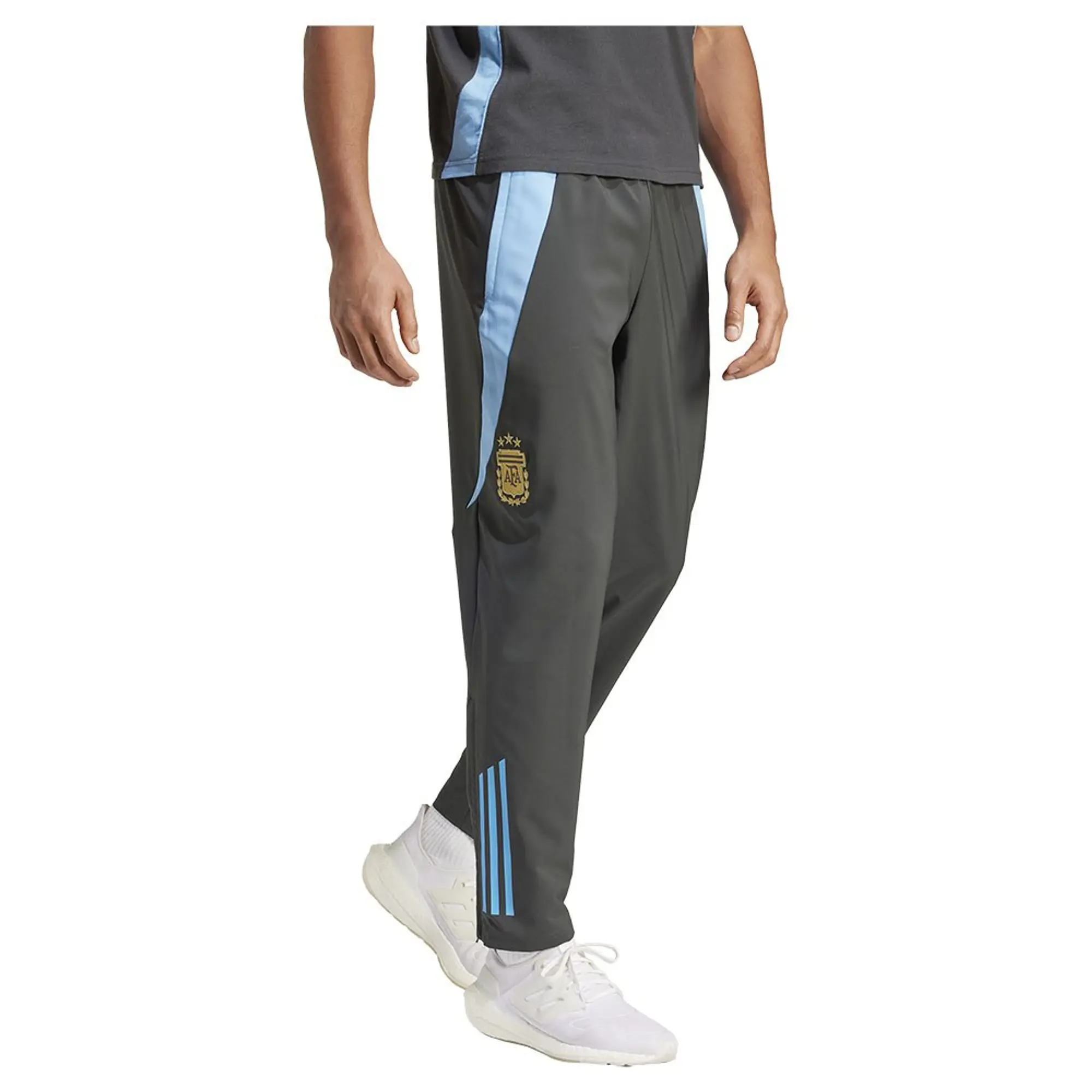 Argentina Presentation Pants (Carbon) 2024-2025 Men's Grey Size: Extra Small Made By: Adidas