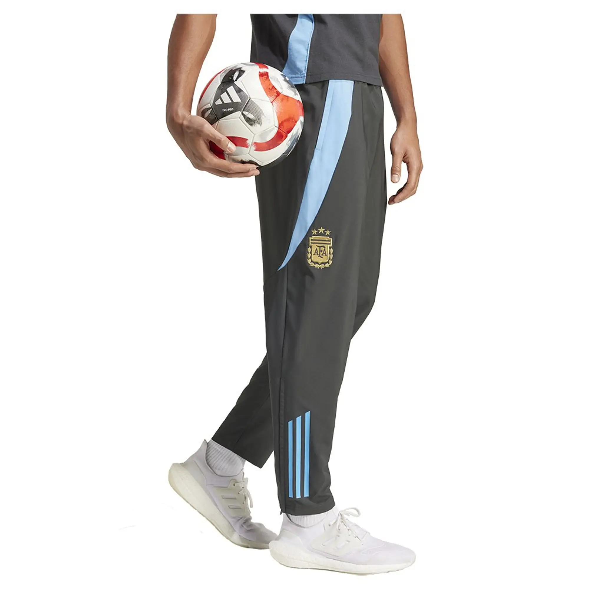 Argentina Presentation Pants (Carbon) 2024-2025 Men's Grey Size: Extra Small Made By: Adidas