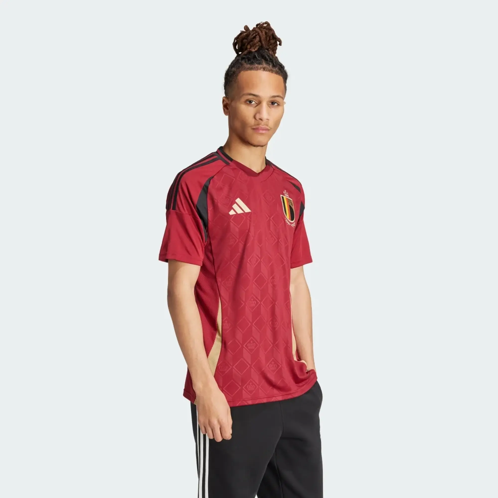 adidas Belgium Mens SS Home Shirt 2024