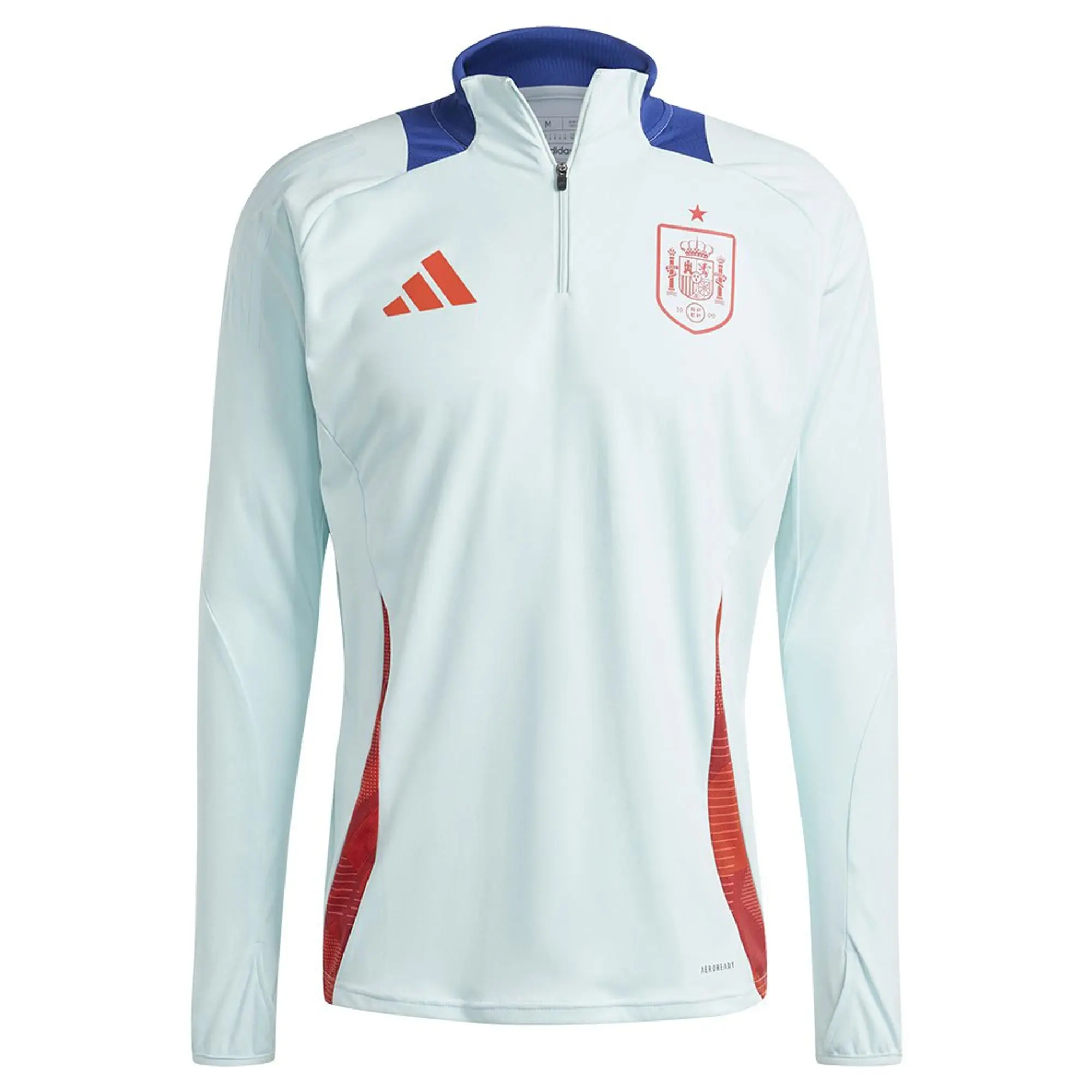 Adidas Spain 23/24 Full Zip Sweatshirt Training  - White
