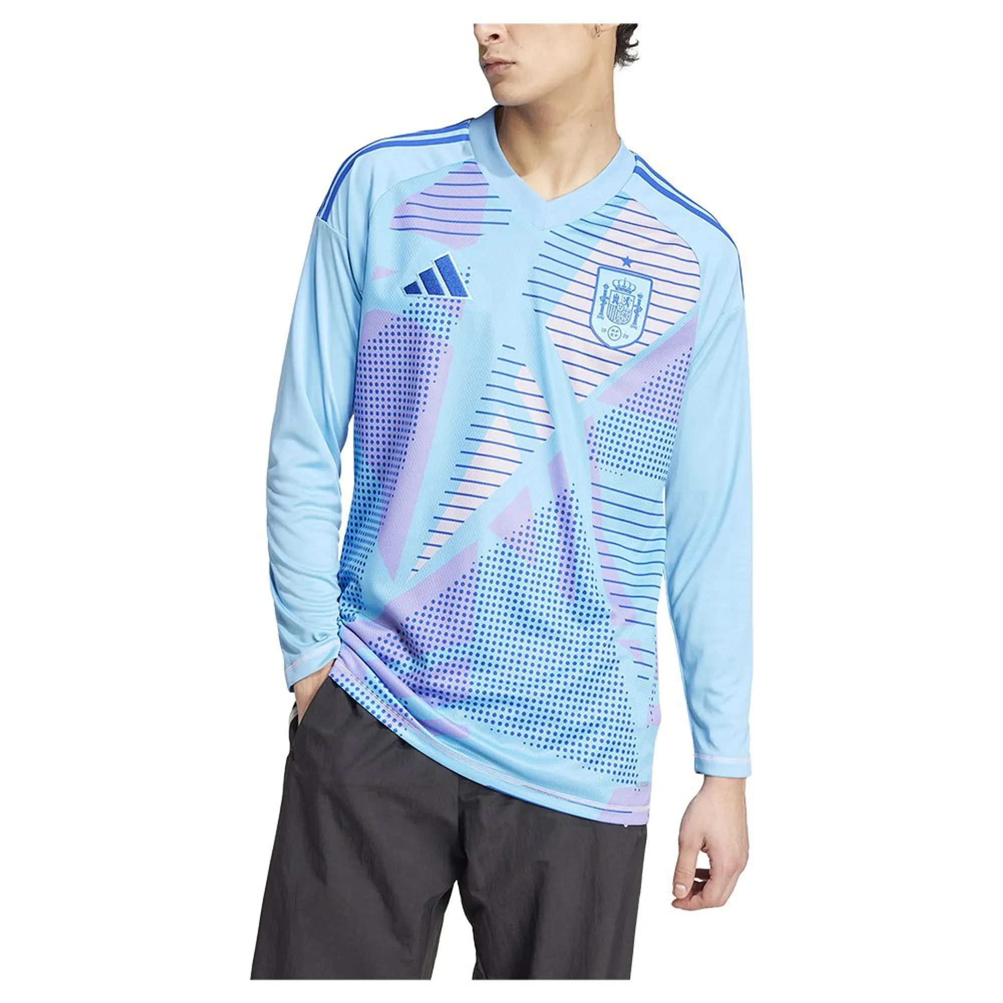 adidas Spain Mens LS Goalkeeper Home Shirt 2023