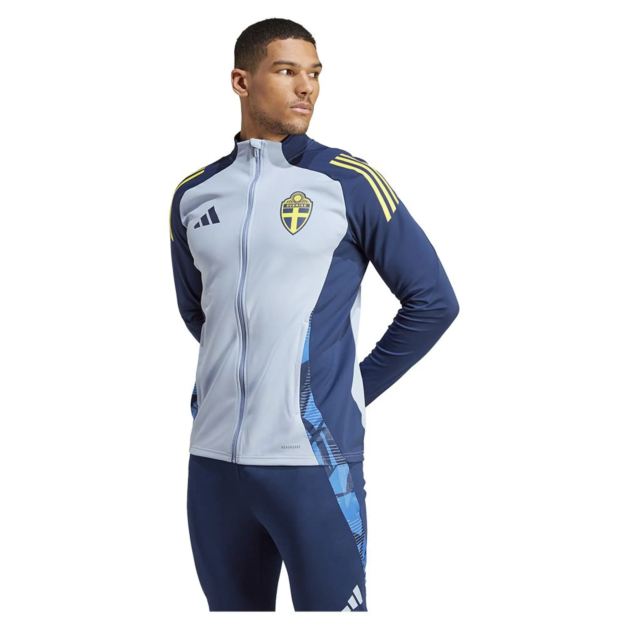 adidas Sweden Track Top Tiro 24 - Chalk Blue/Team Navy - ['Blue']