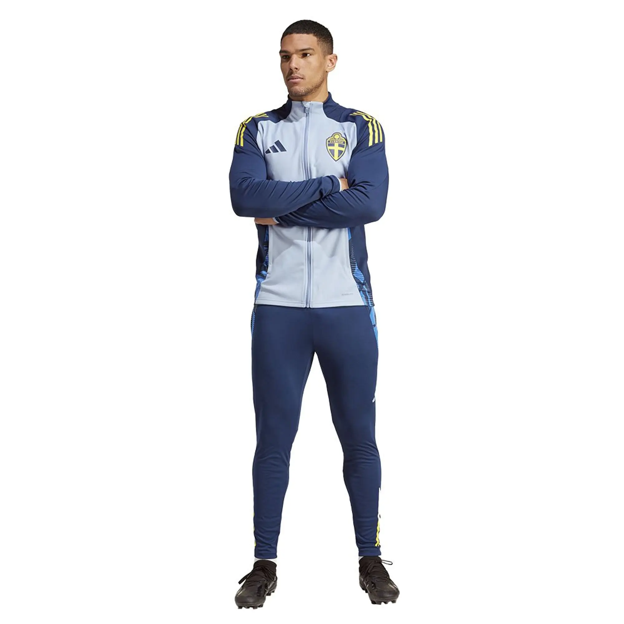 adidas Sweden Track Top Tiro 24 - Chalk Blue/Team Navy - ['Blue']