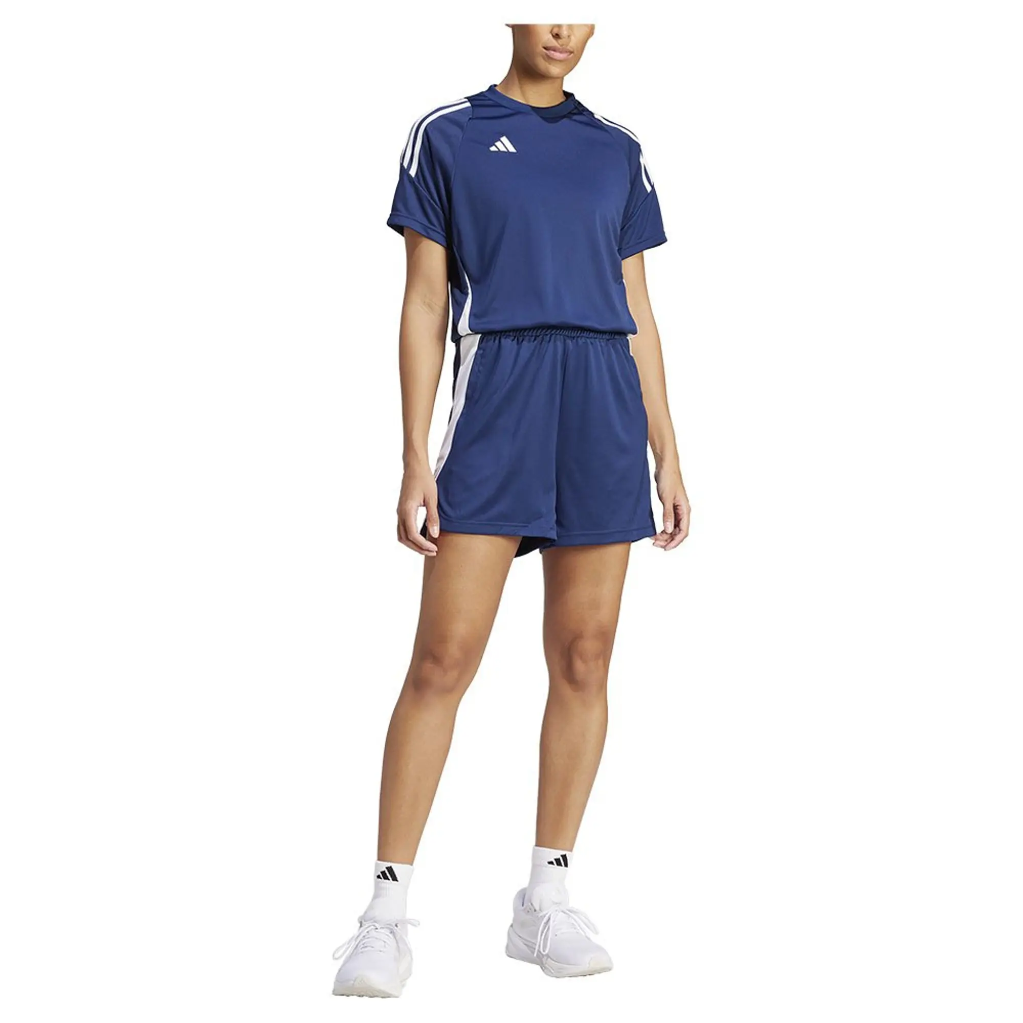 Adidas jumpsuit blue on sale