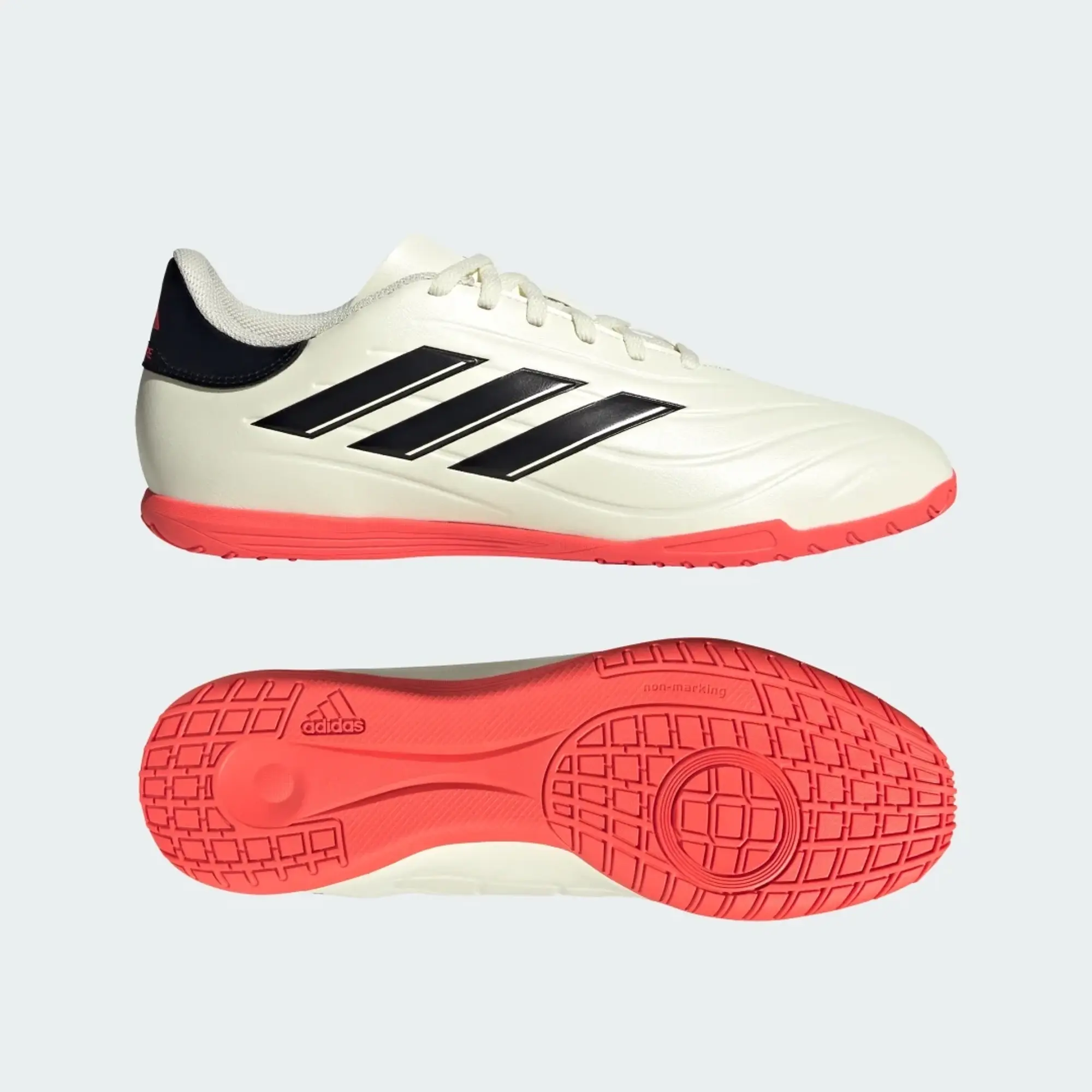 adidas Copa Pure II Club Indoor Football Boots Cream IE7519 FOOTY.COM