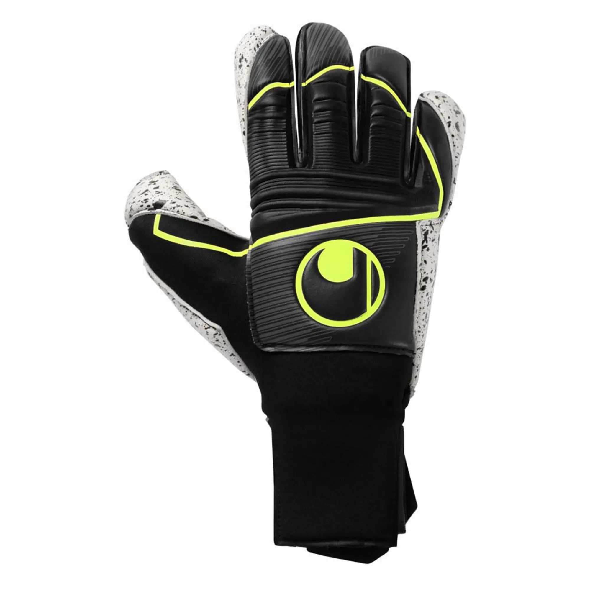 Uhlsport Supergrip+ Flex Frame Carbon Goalkeeper Gloves  - Black