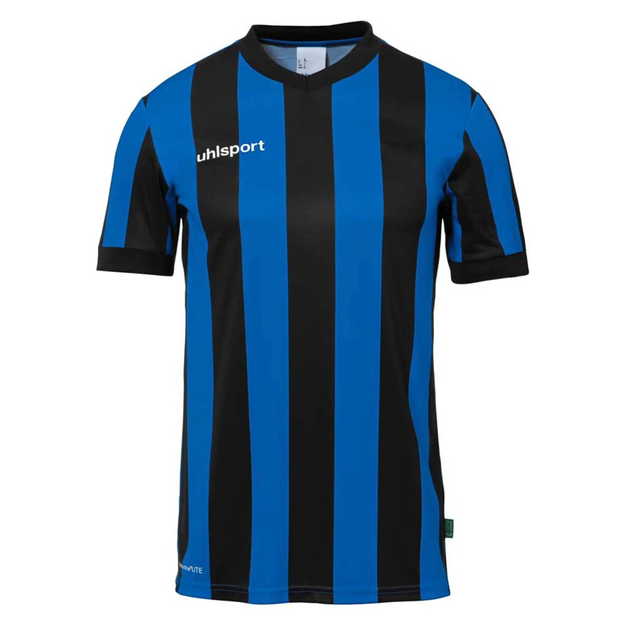 Uhlsport Retro Stripe Short Sleeve T-shirt  - Blue