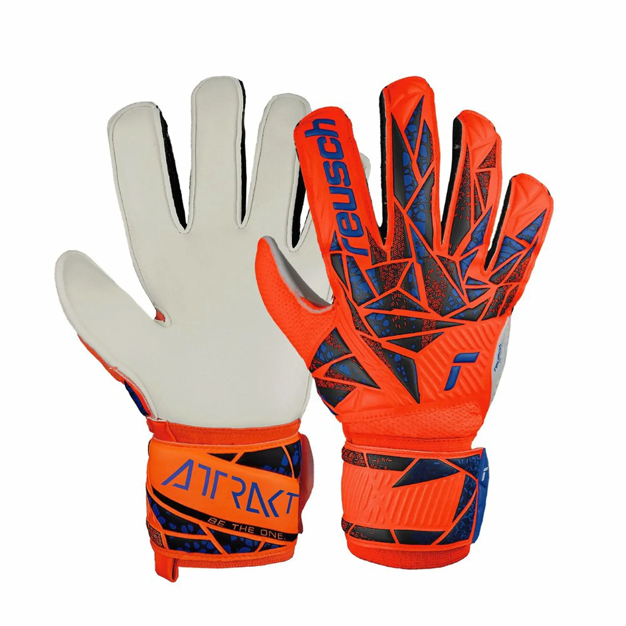 Reusch Attrakt Solid Goalkeeper Gloves  - Orange