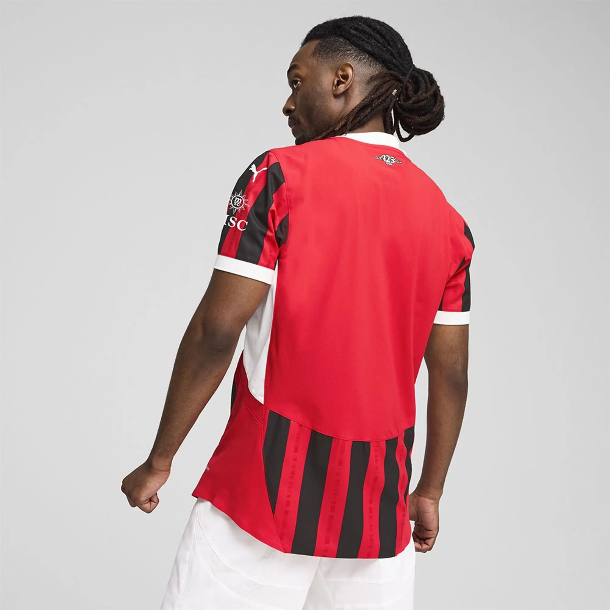 Puma AC Milan Mens SS Player Issue Home Shirt 2024/25