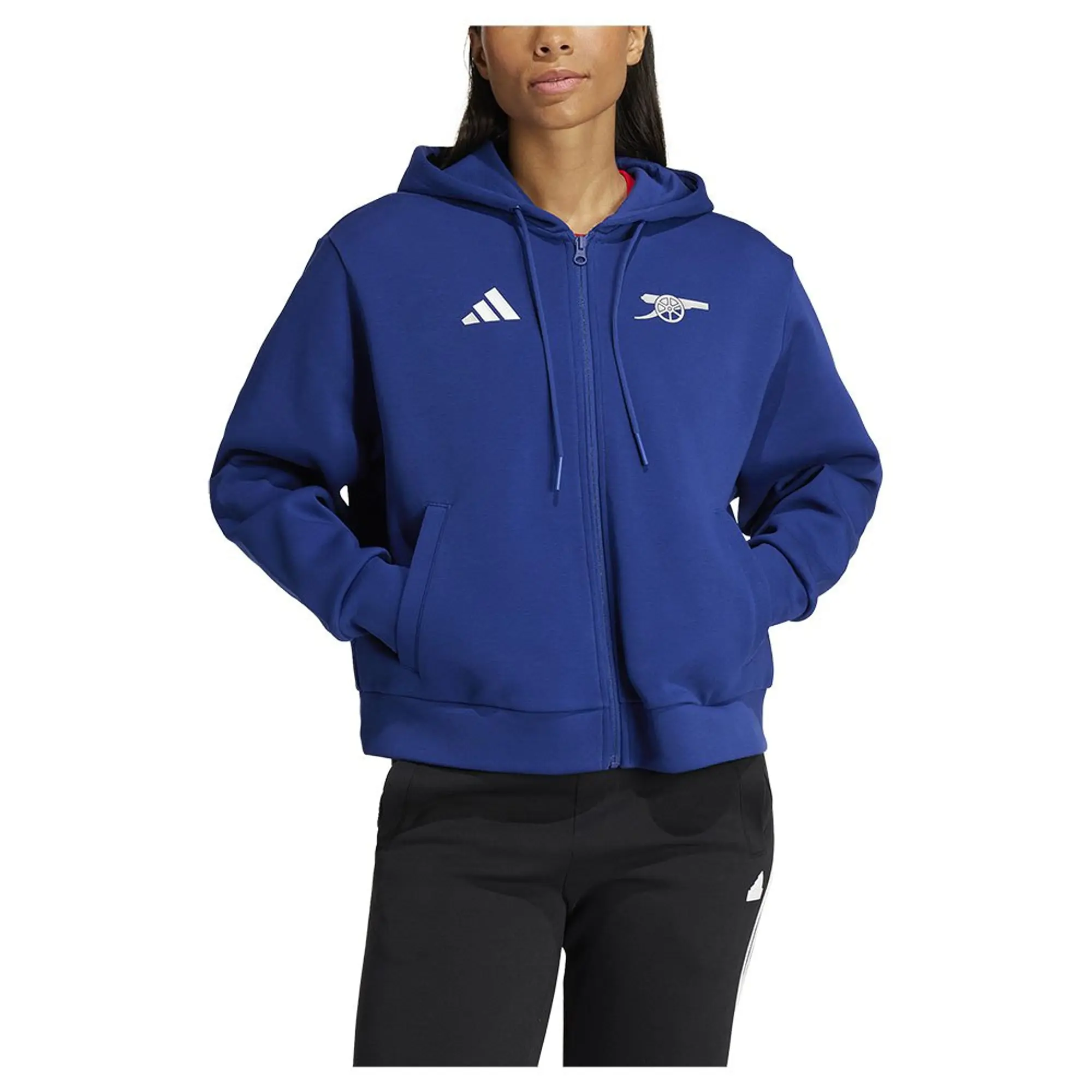Arsenal Anthem Jacket (Victory Blue) - Womens 2024-2025 Women's Size: Extra Small Made By: Adidas