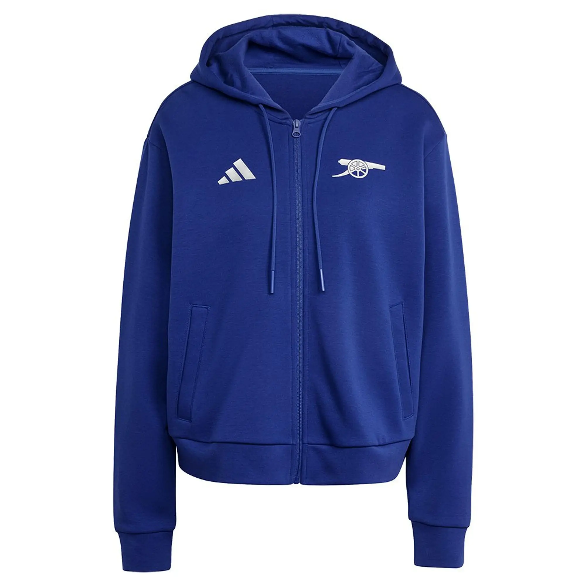 Arsenal Anthem Jacket (Victory Blue) - Womens 2024-2025 Women's Size: Extra Small Made By: Adidas