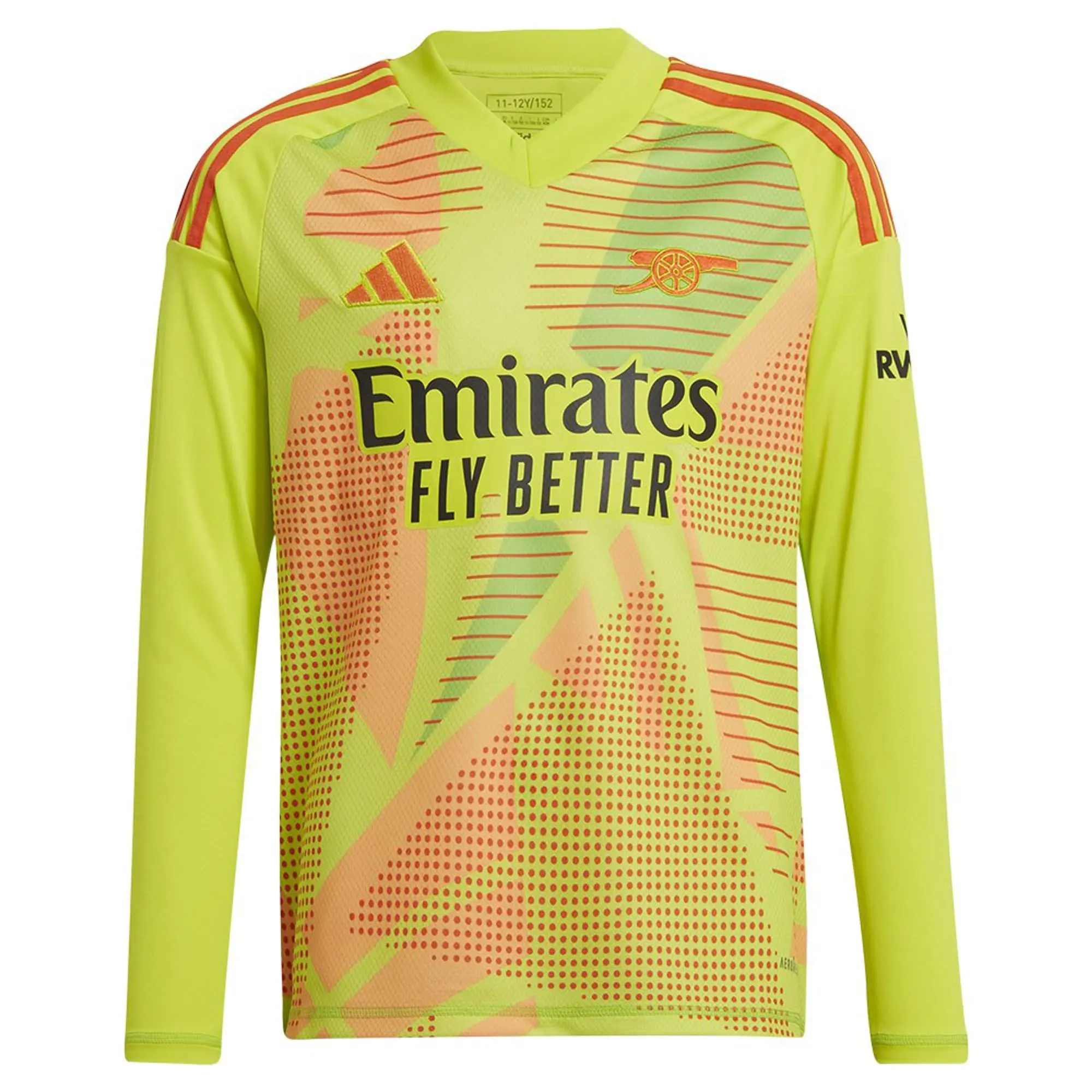 adidas Arsenal Kids LS Goalkeeper Home Shirt 2024/25