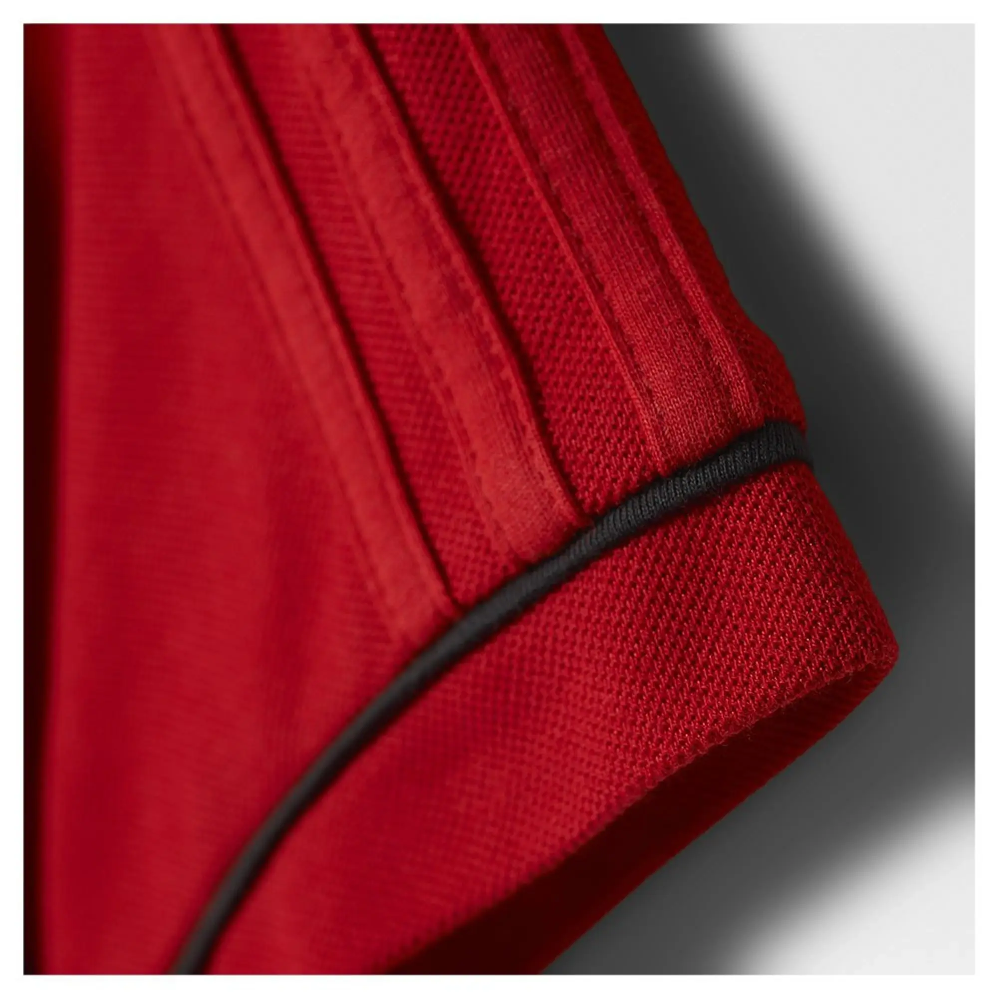 Adidas Tiro 17 Short Sleeve Polo  - Red