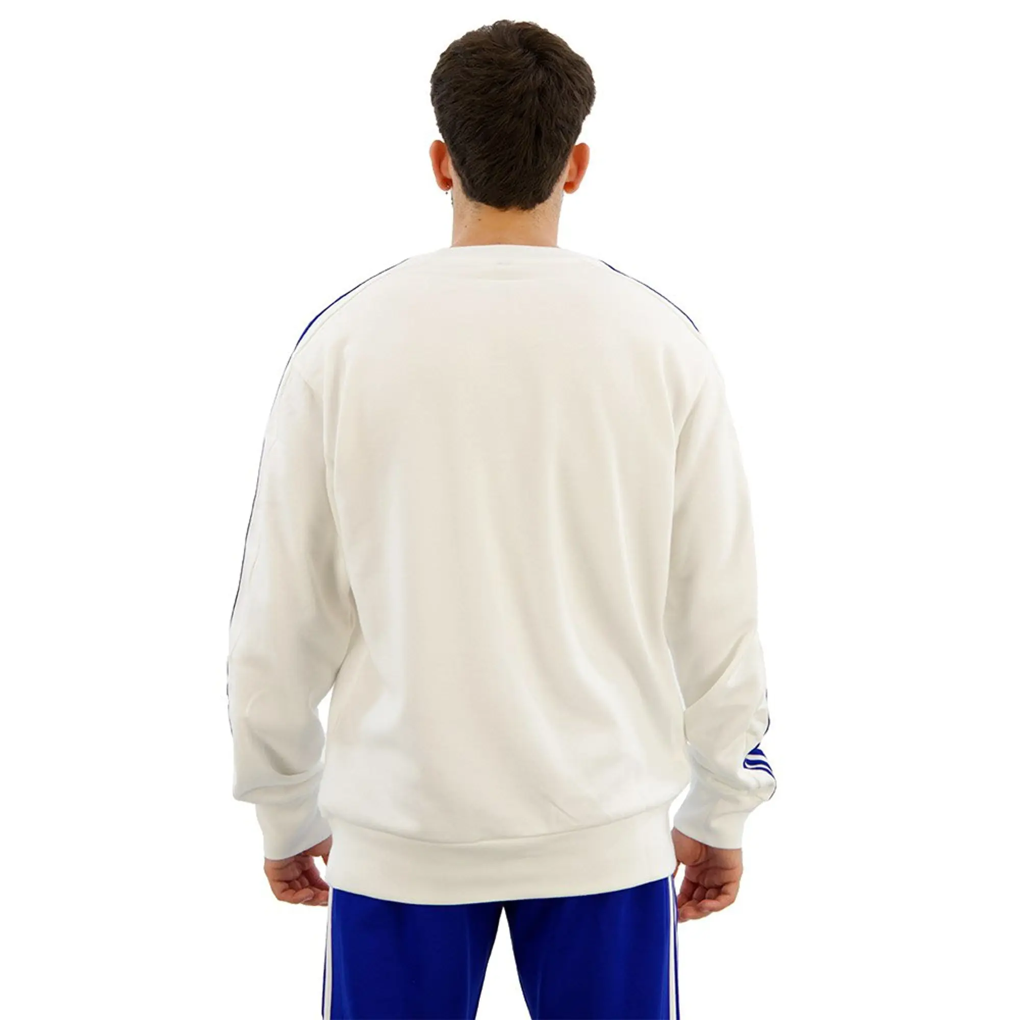 Real Madrid DNA Sweat Top (White) 2024-2025 Men's Polyester Made By: Adidas