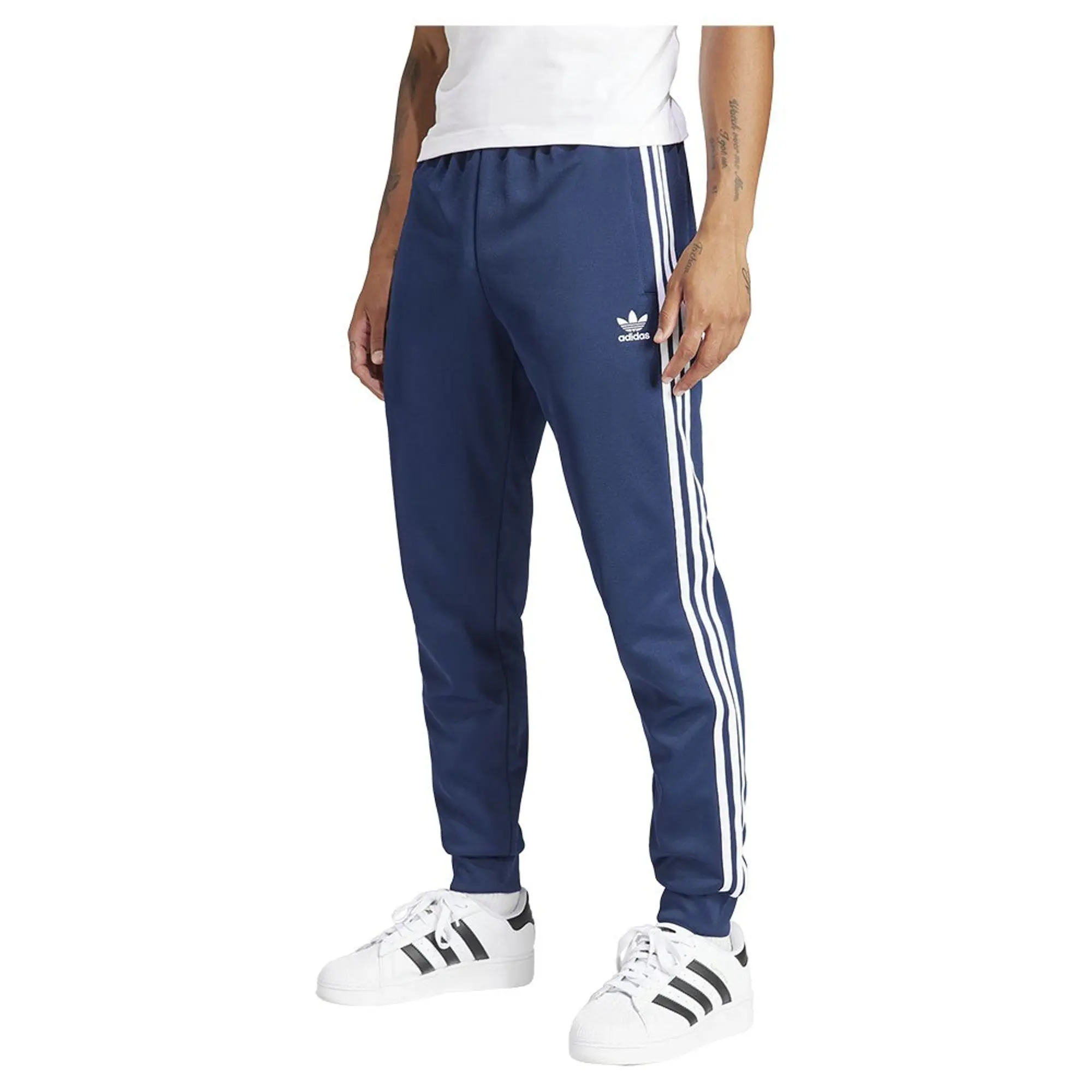 adidas Originals Superstar Track Pant - Navy - Size L - Navy | IR9887 ...