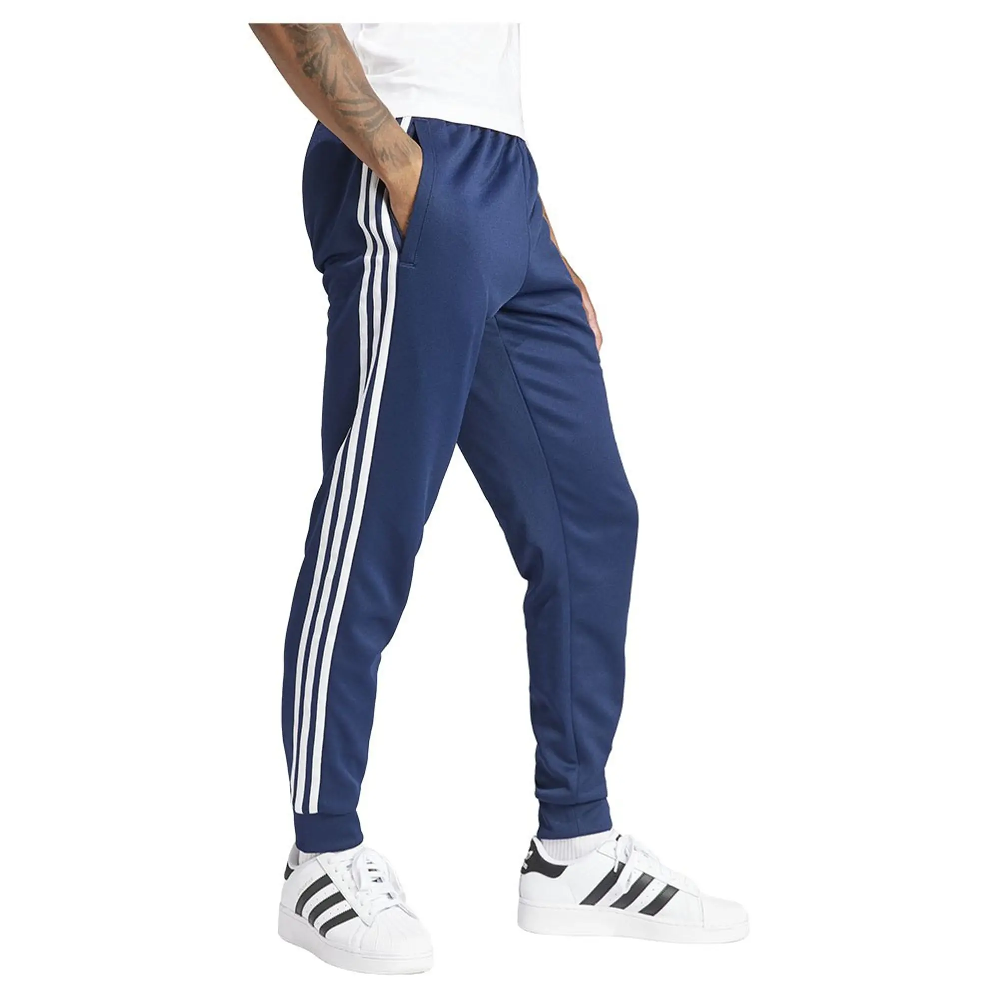 adidas Originals Superstar Track Pant - Navy - Size S - Navy