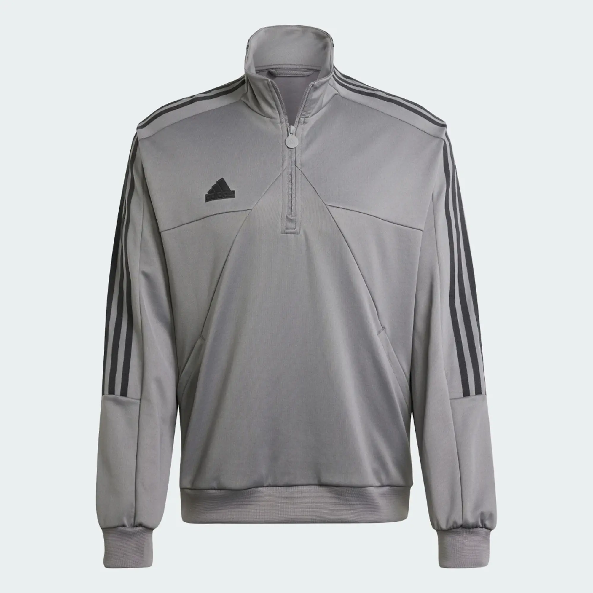 Adidas House Of Tiro Half Zip Tracksuit Jacket  - Grey