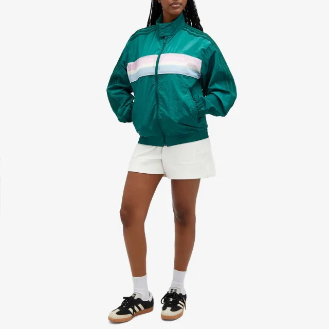 ◆adidas◆ 80s Archive 3S Track Top Green JC6517 Clothing - '80s Nylon Archive 3-Stripes Track Top - Green