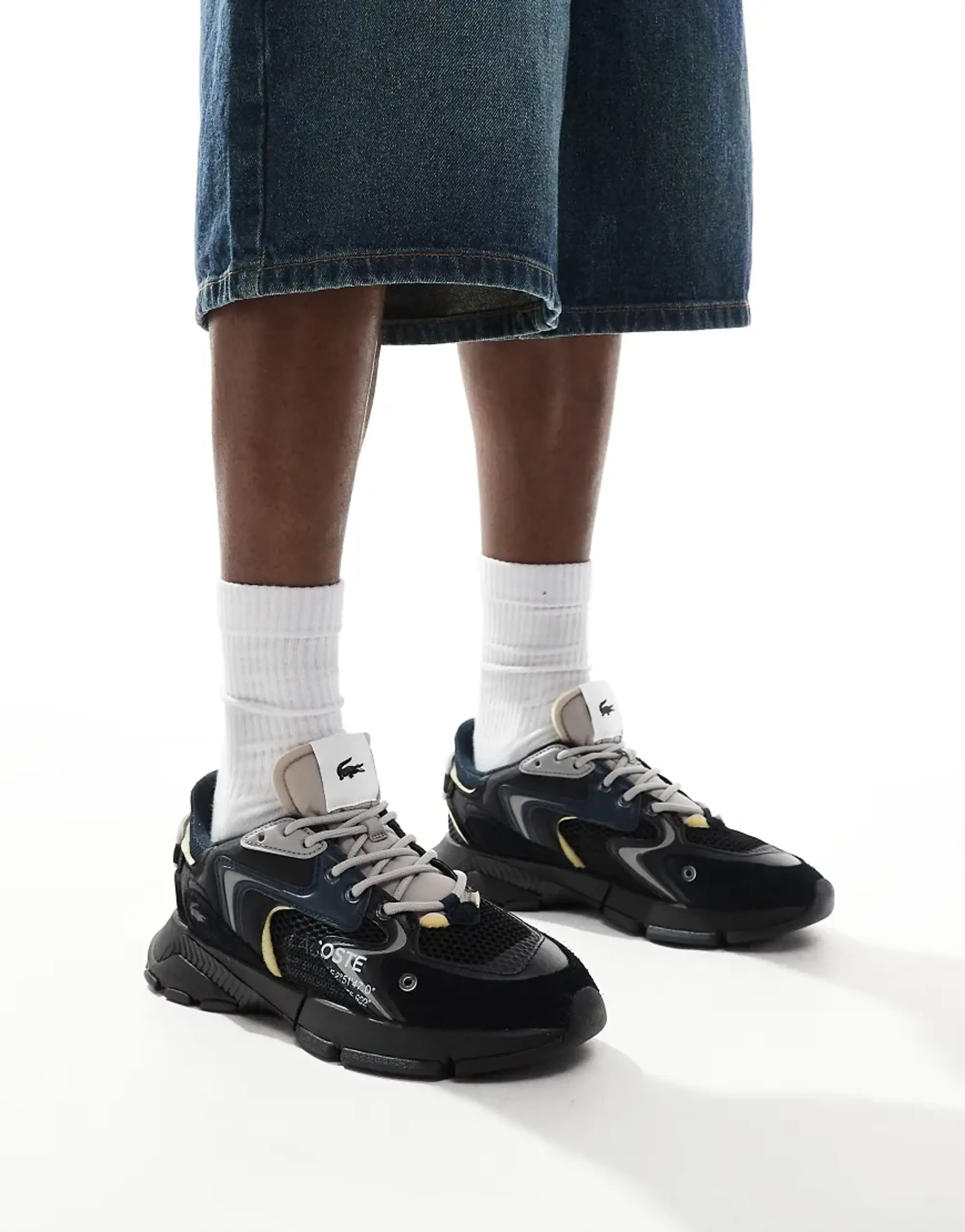 Lacoste Men's L003 Neo Sneakers - Black / Navy