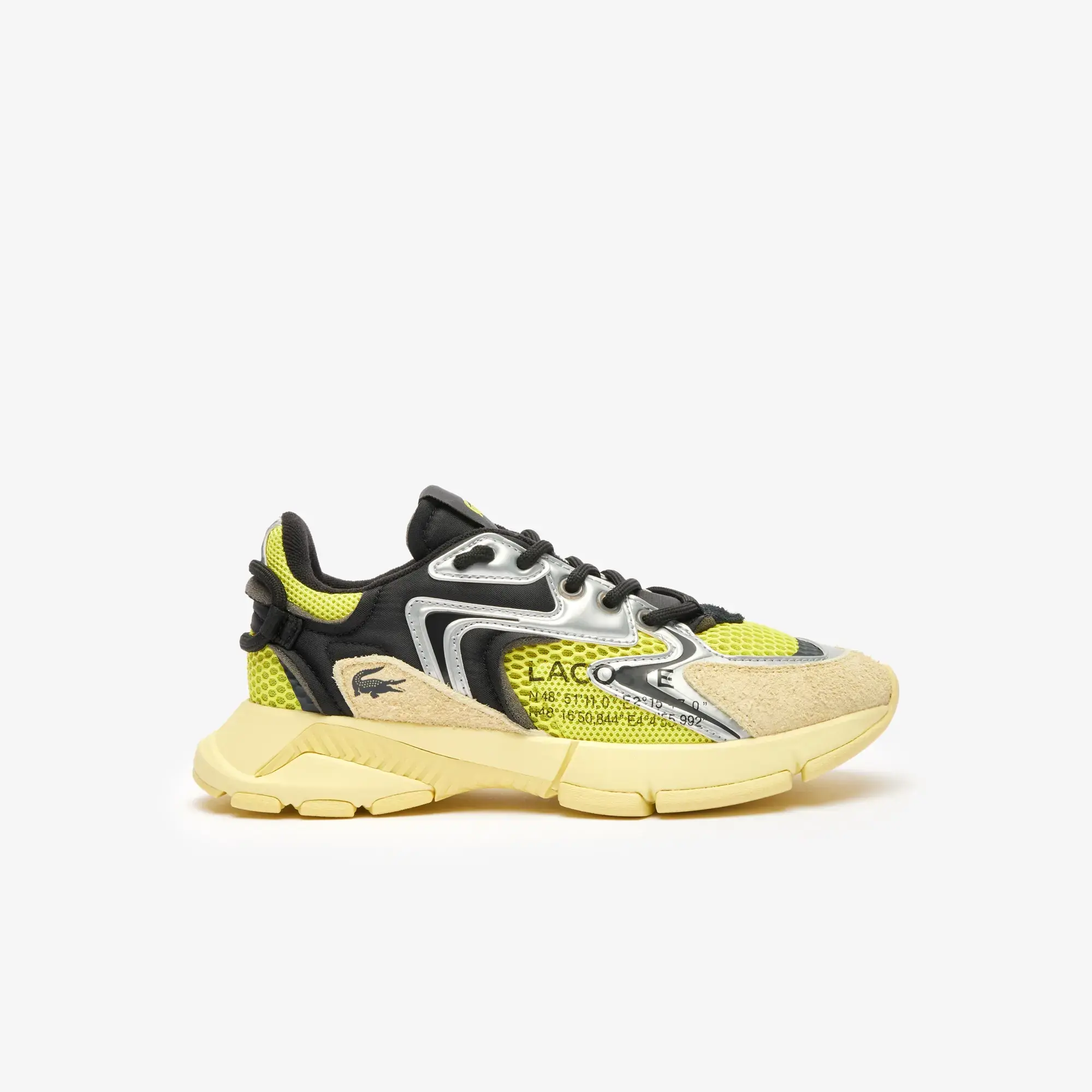 Lacoste Women's L003 Neo Contrasted Trainers - Yellow / Black