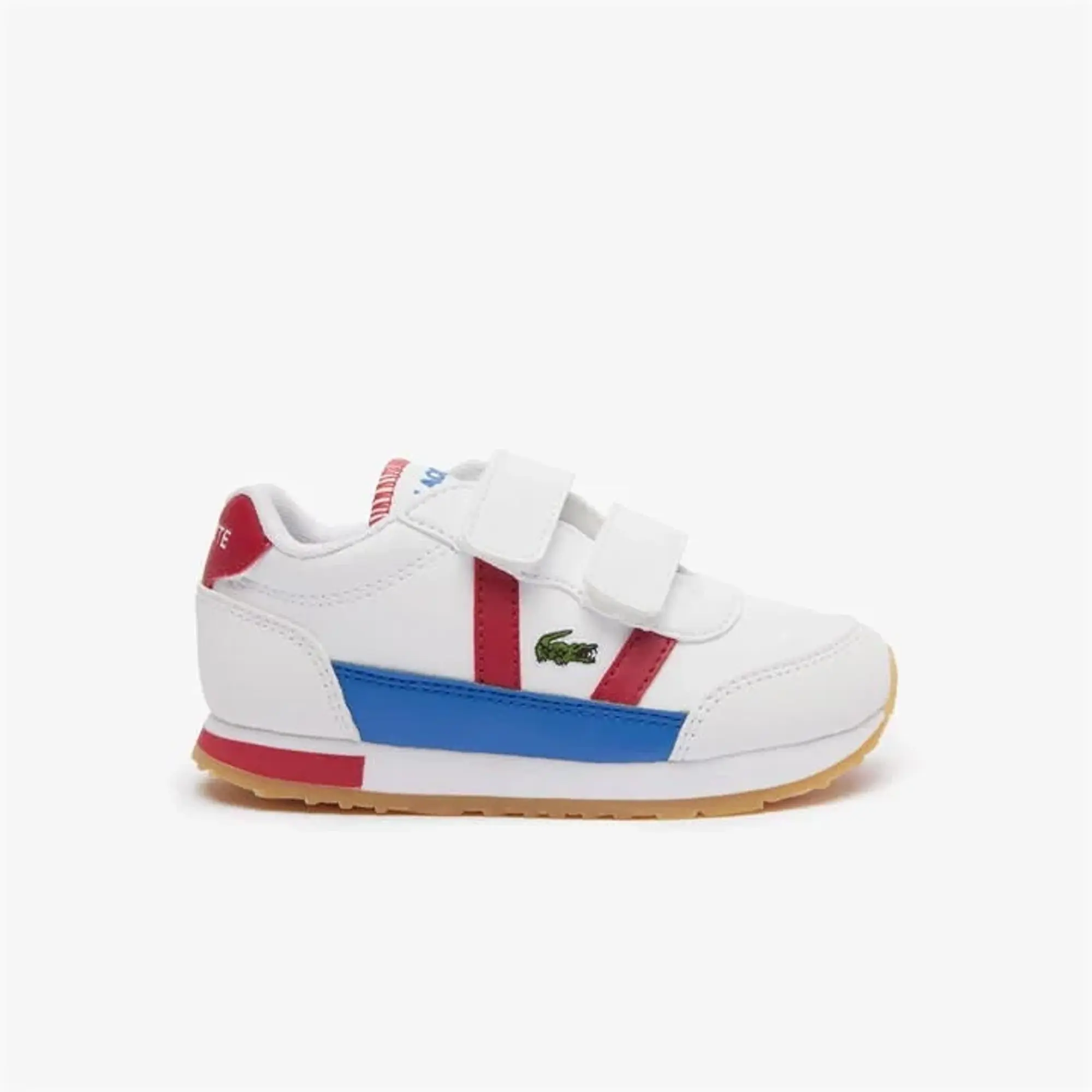 Lacoste Partner Trainers - White red
