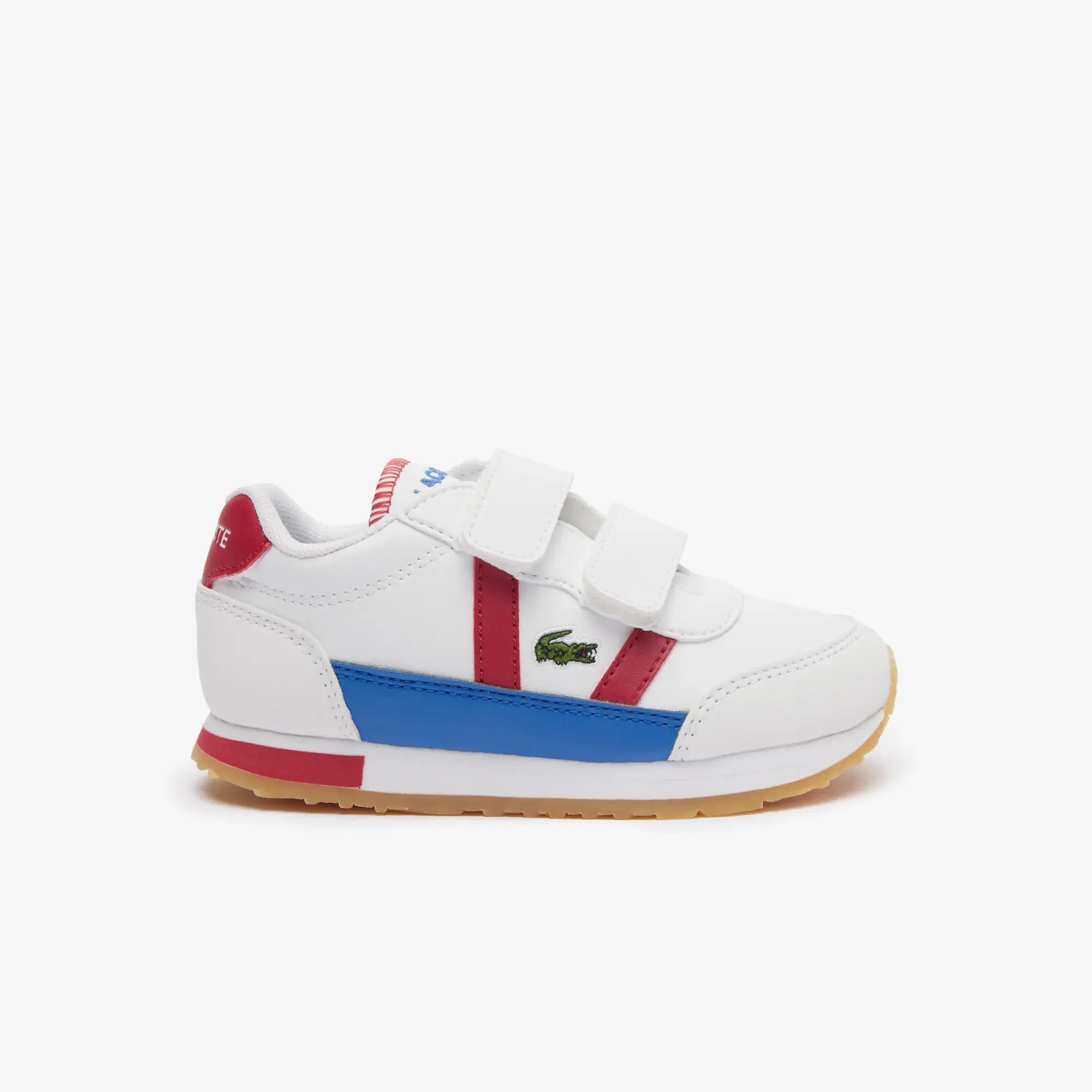 Lacoste Partner Trainers - White red