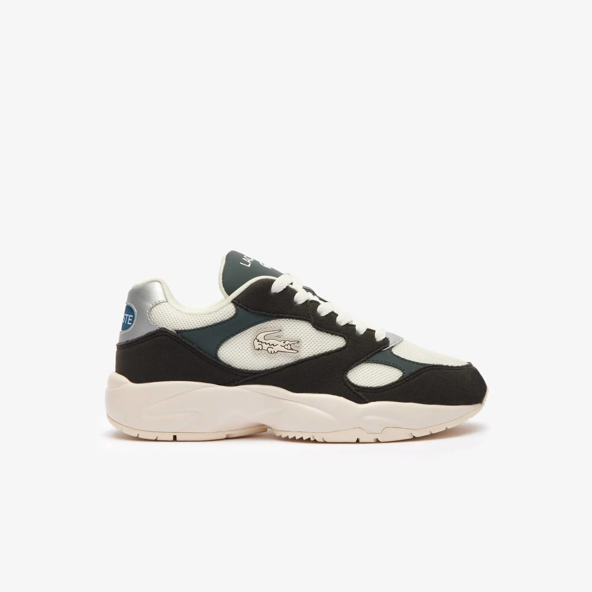 Lacoste Juniors' Storm 96 Vintage Sneakers - Black & Off White