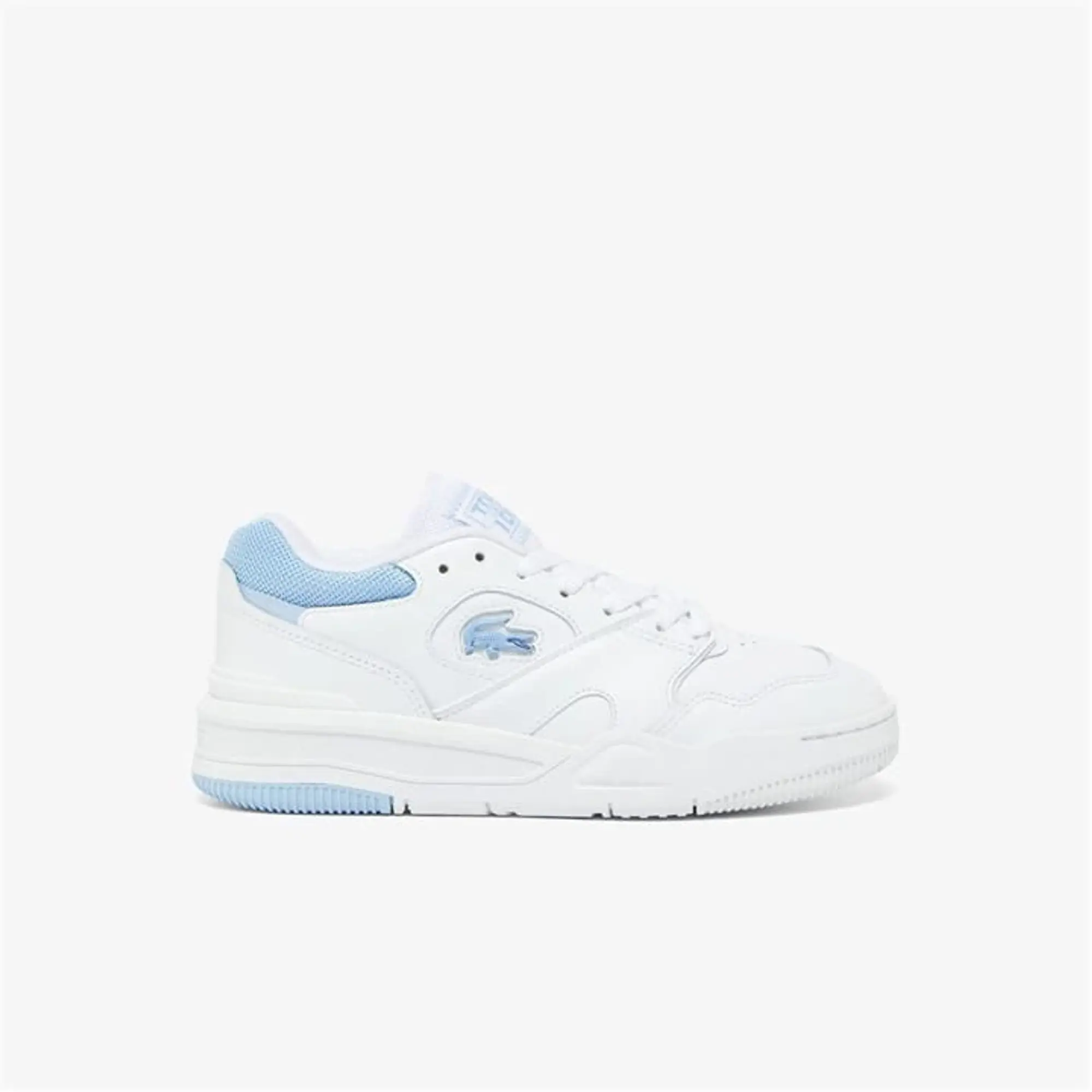 Lacoste Women's Lineshot Trainers - White & Light Blue