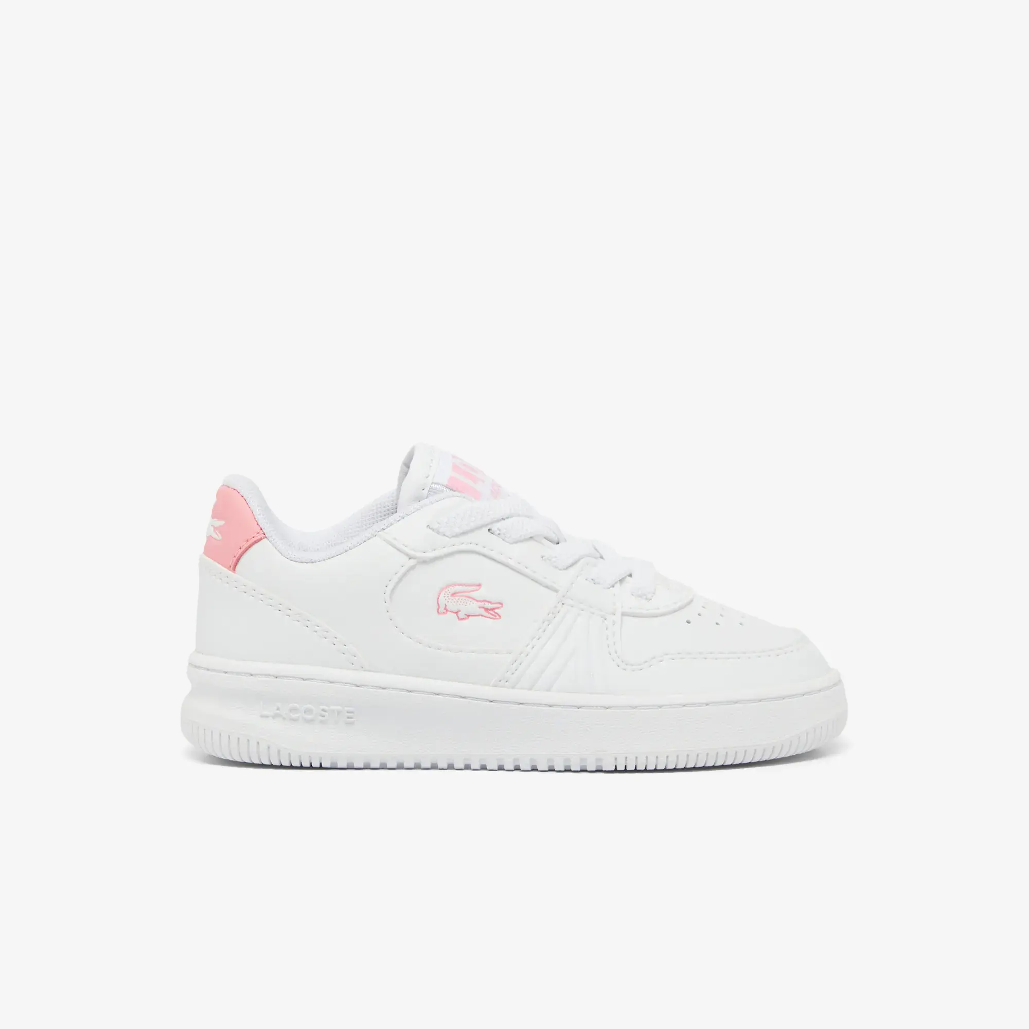 Lacoste Infant s L001 SET Trainers White Light Pink