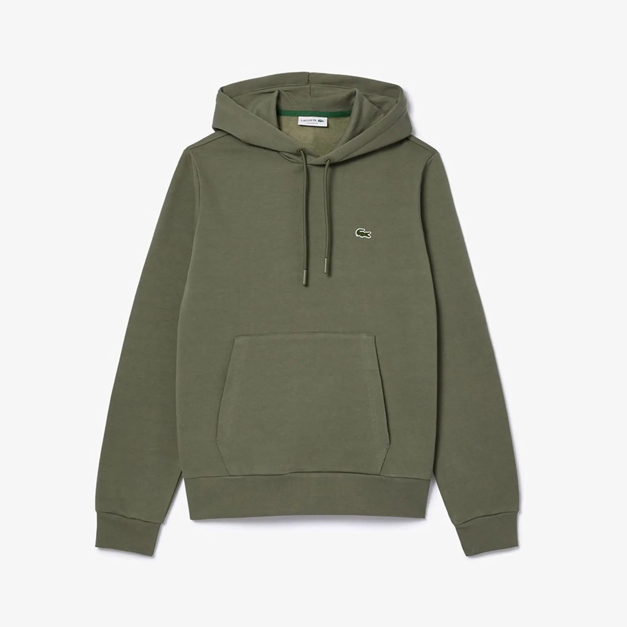Lacoste Fleece Hoodie - Olive Green