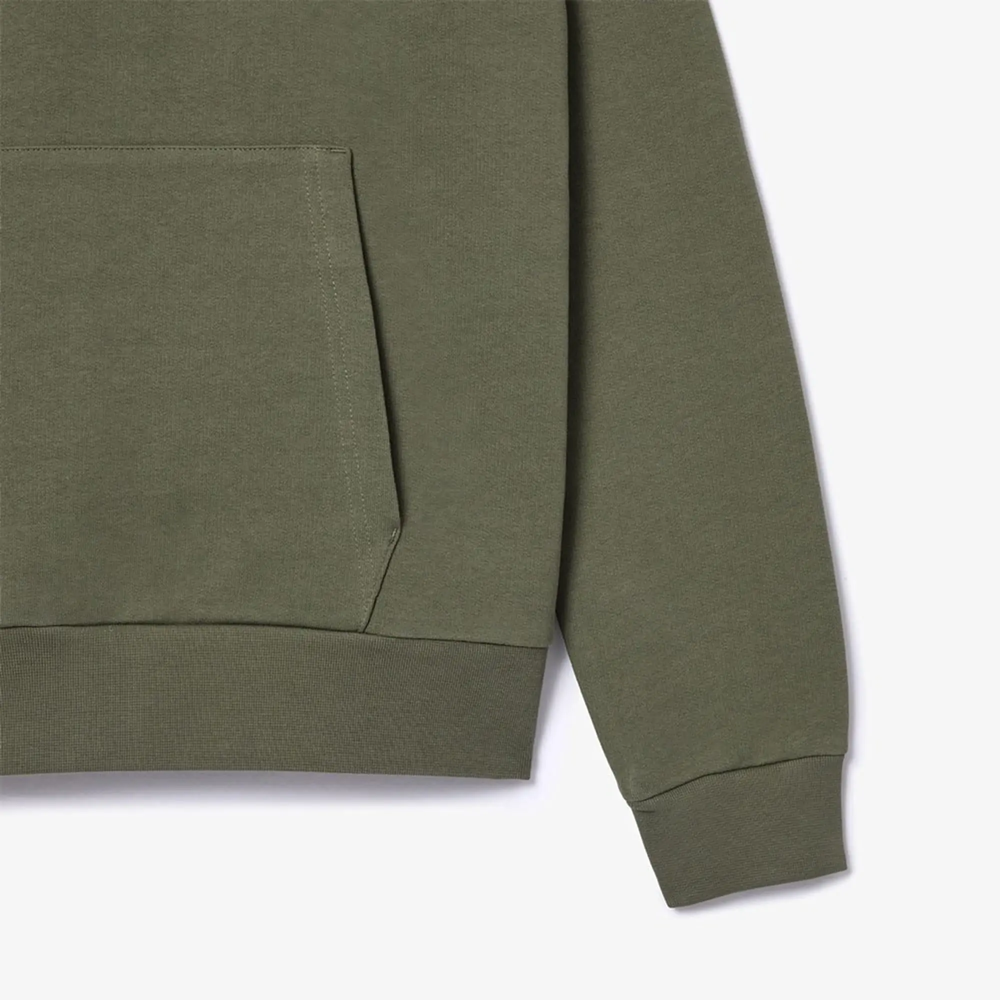 Lacoste Fleece Hoodie - Olive Green