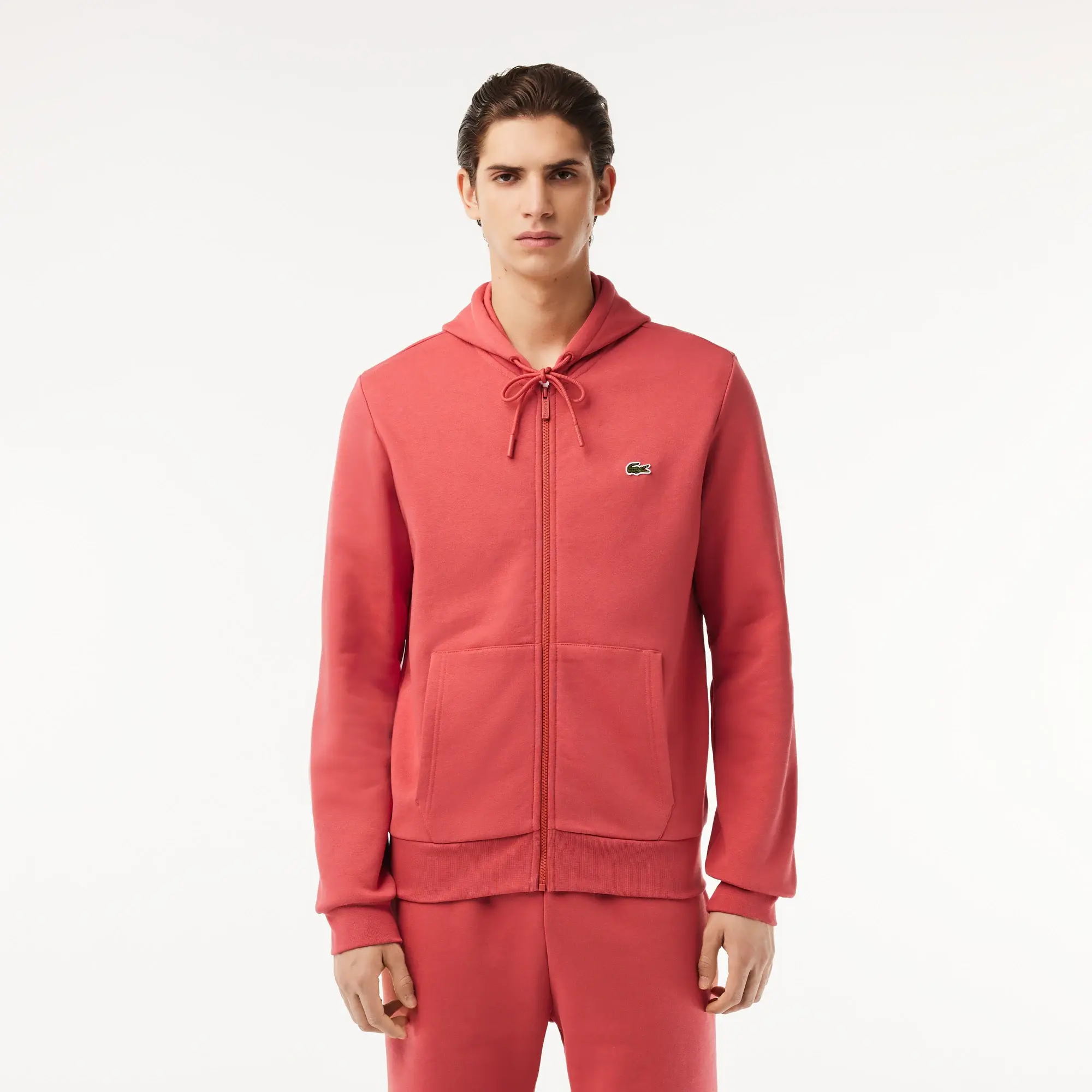 Lacoste Zip-Up Fleece Hoodie