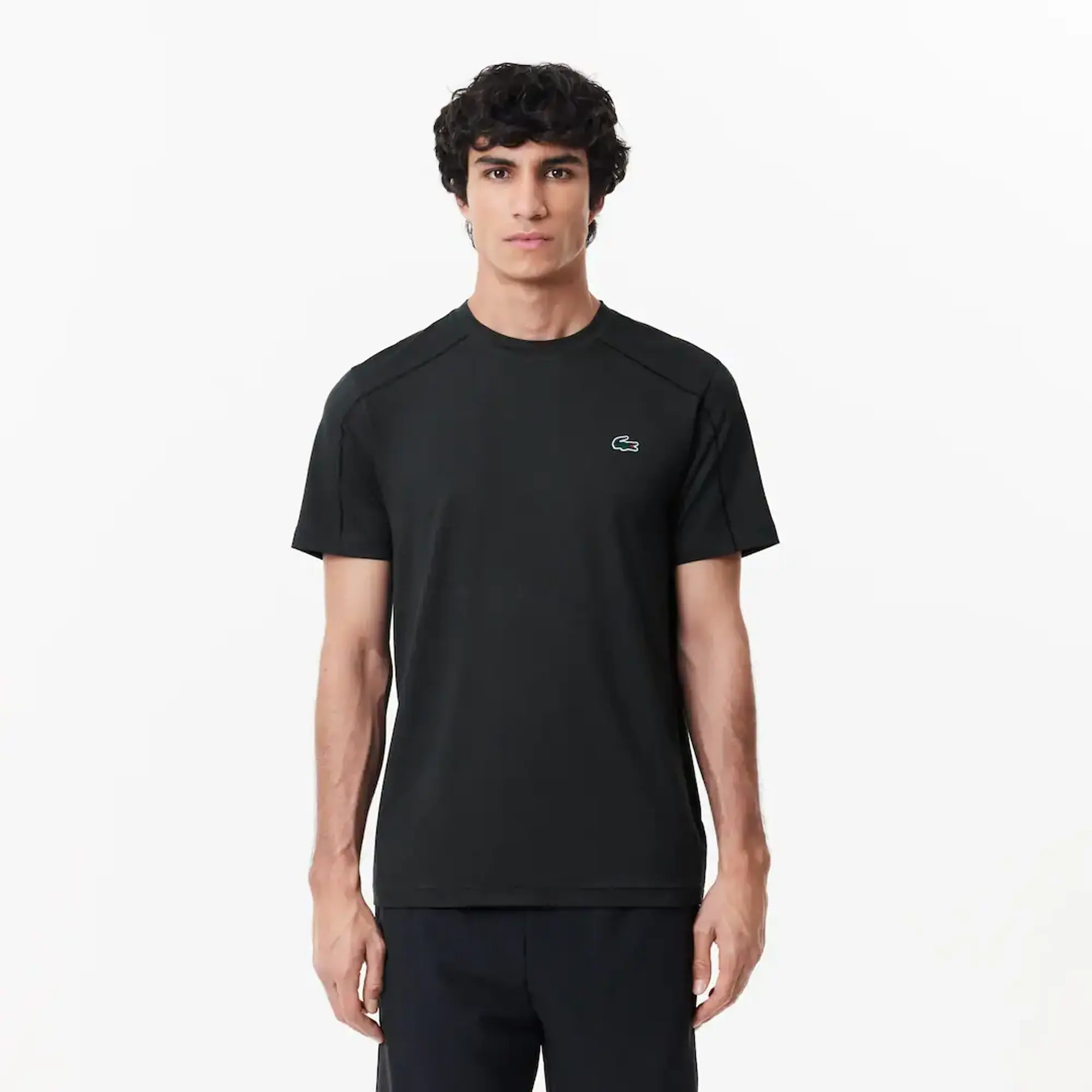 Lacoste Ultra-Dry Stretch Sport T-shirt - Grey Chine
