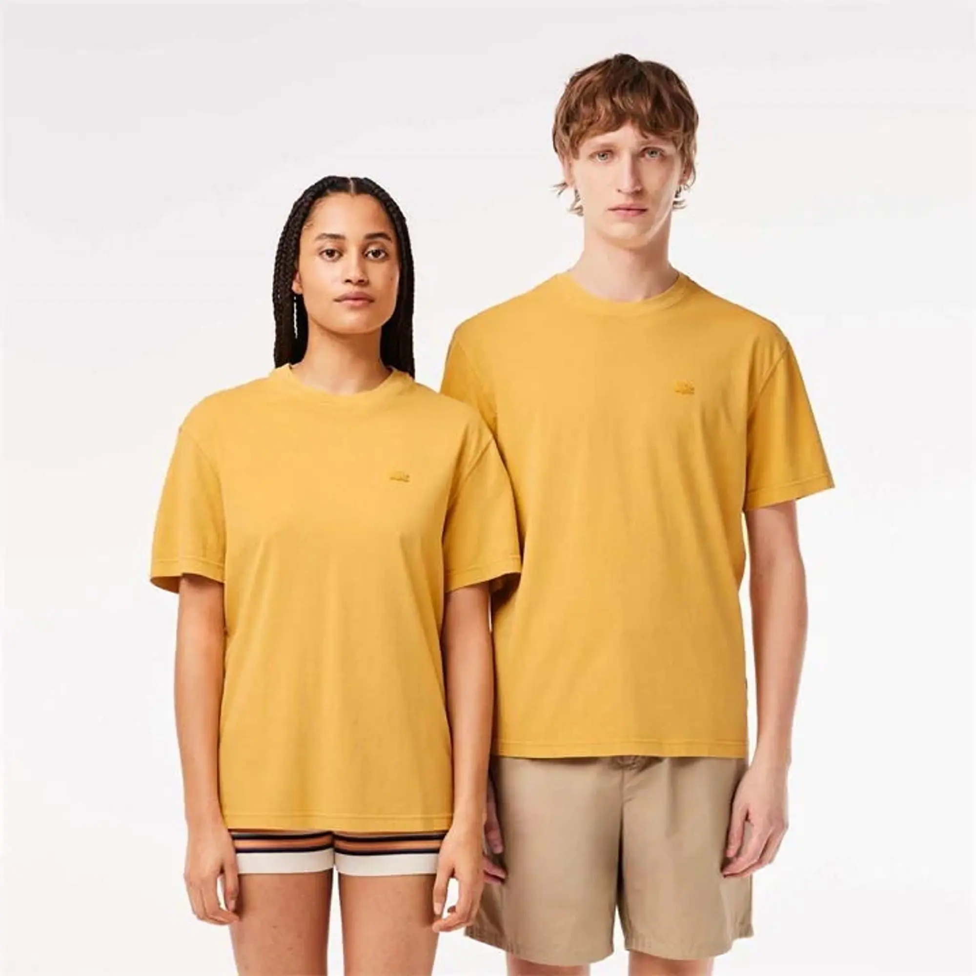 Lacoste Natural Dyed Cotton T-Shirt