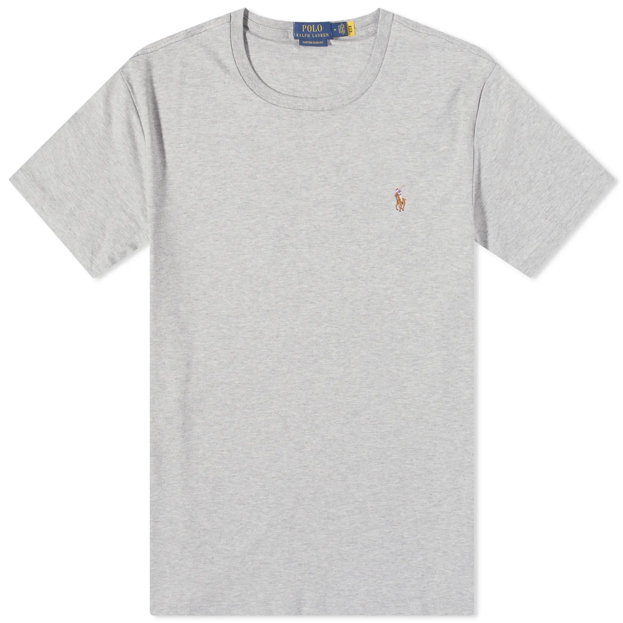 Polo Ralph Lauren Pima Logo T-Shirt - Grey