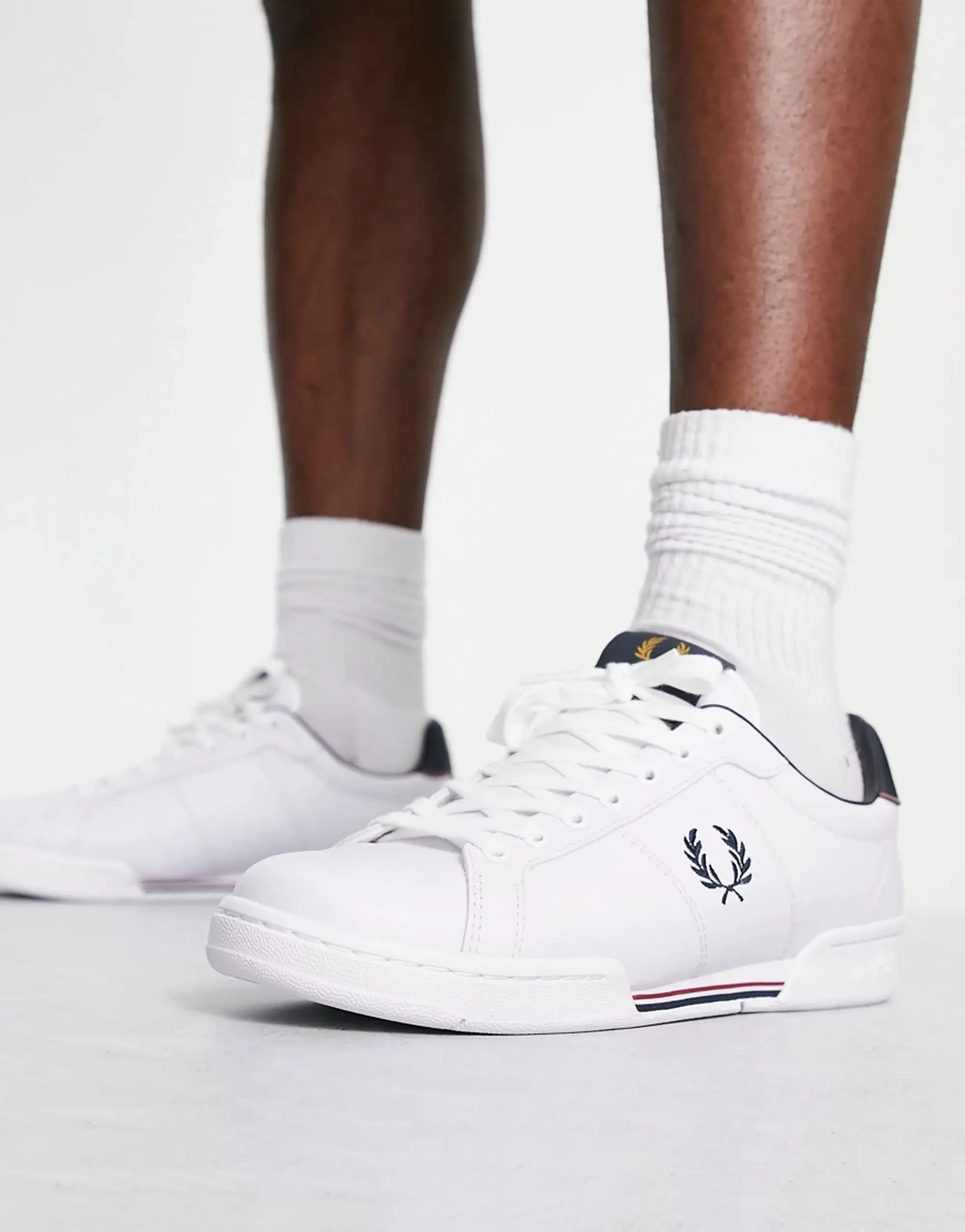 Fred Perry B722 - White - Mens