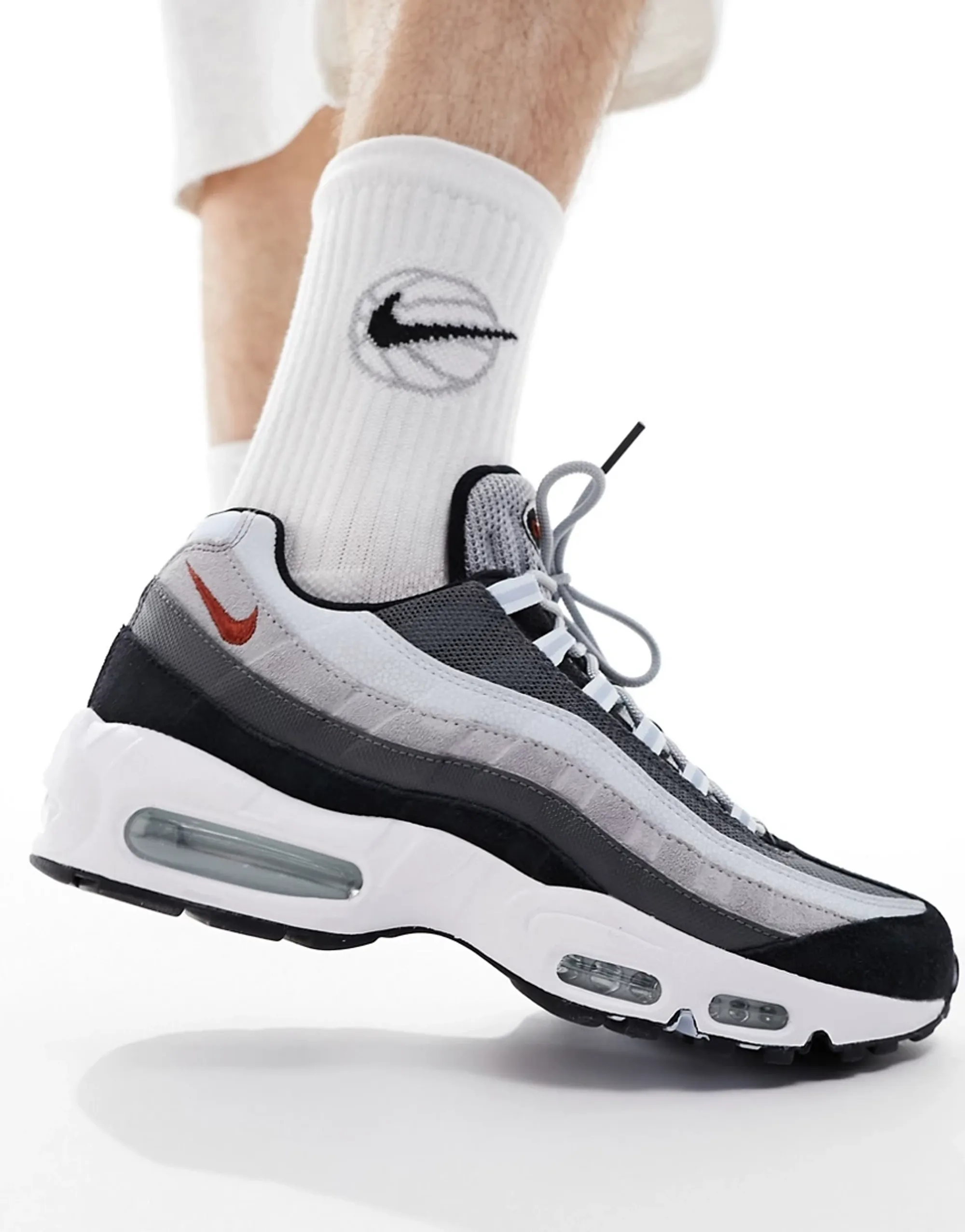 Wolf Grey Grey And Orange Air Max 95 Wolf Grey Air Max 97 Grey And