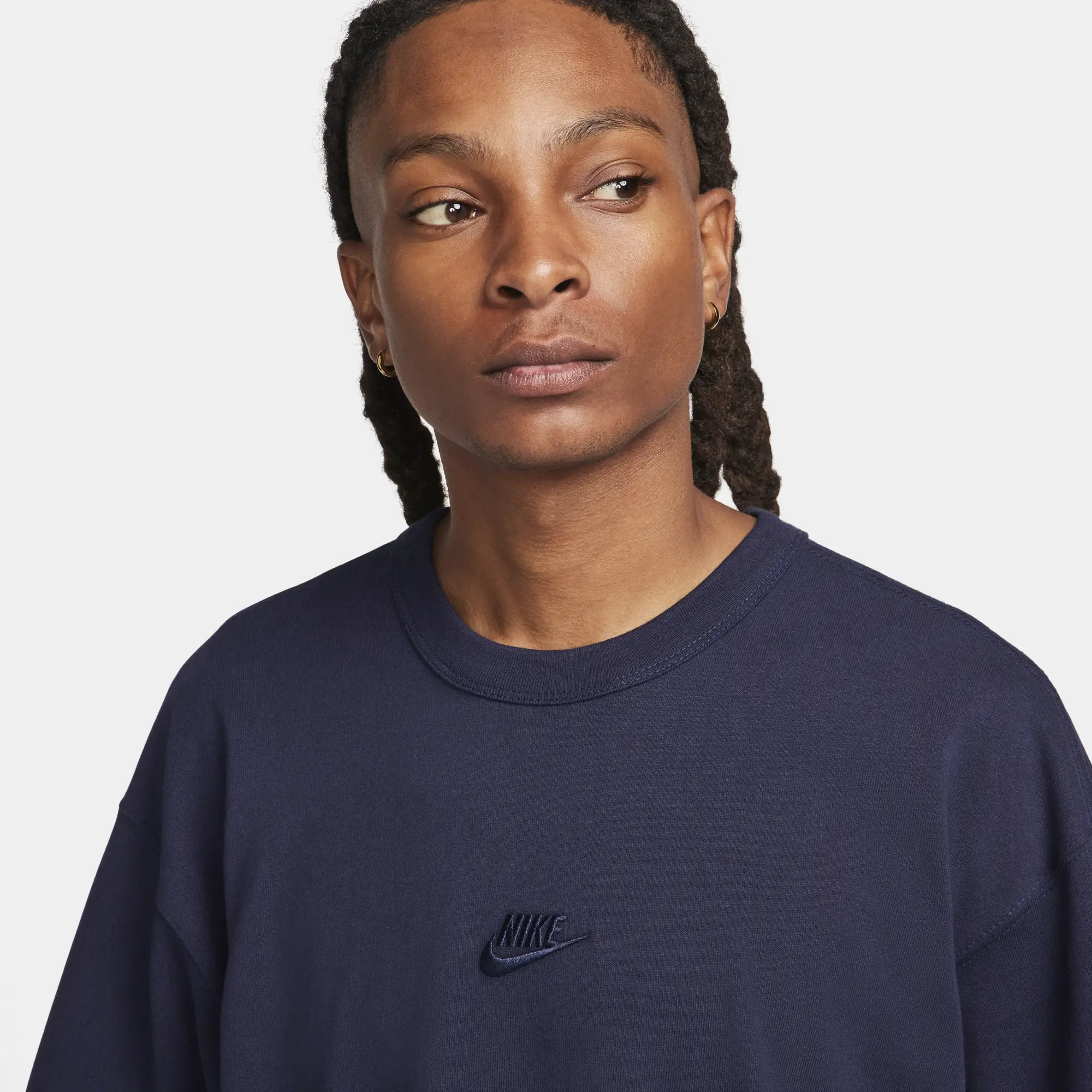 Nike Sportswear Premium Essentials Men's T-Shirt - Blue - Cotton
