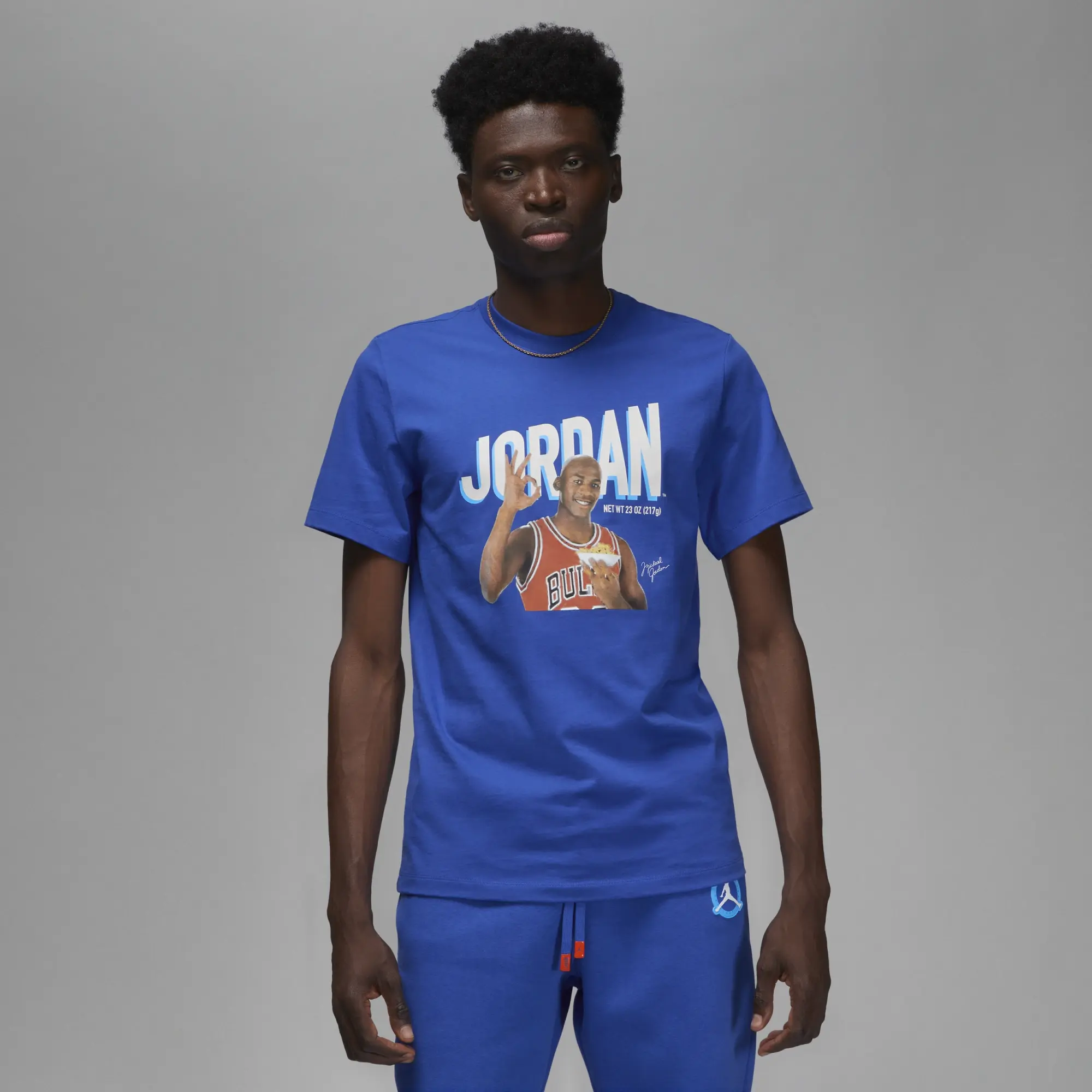 Nike Jordan Jordan Flight MVP Men s Graphic T Shirt Blue DV8434 480 FOOTY.COM