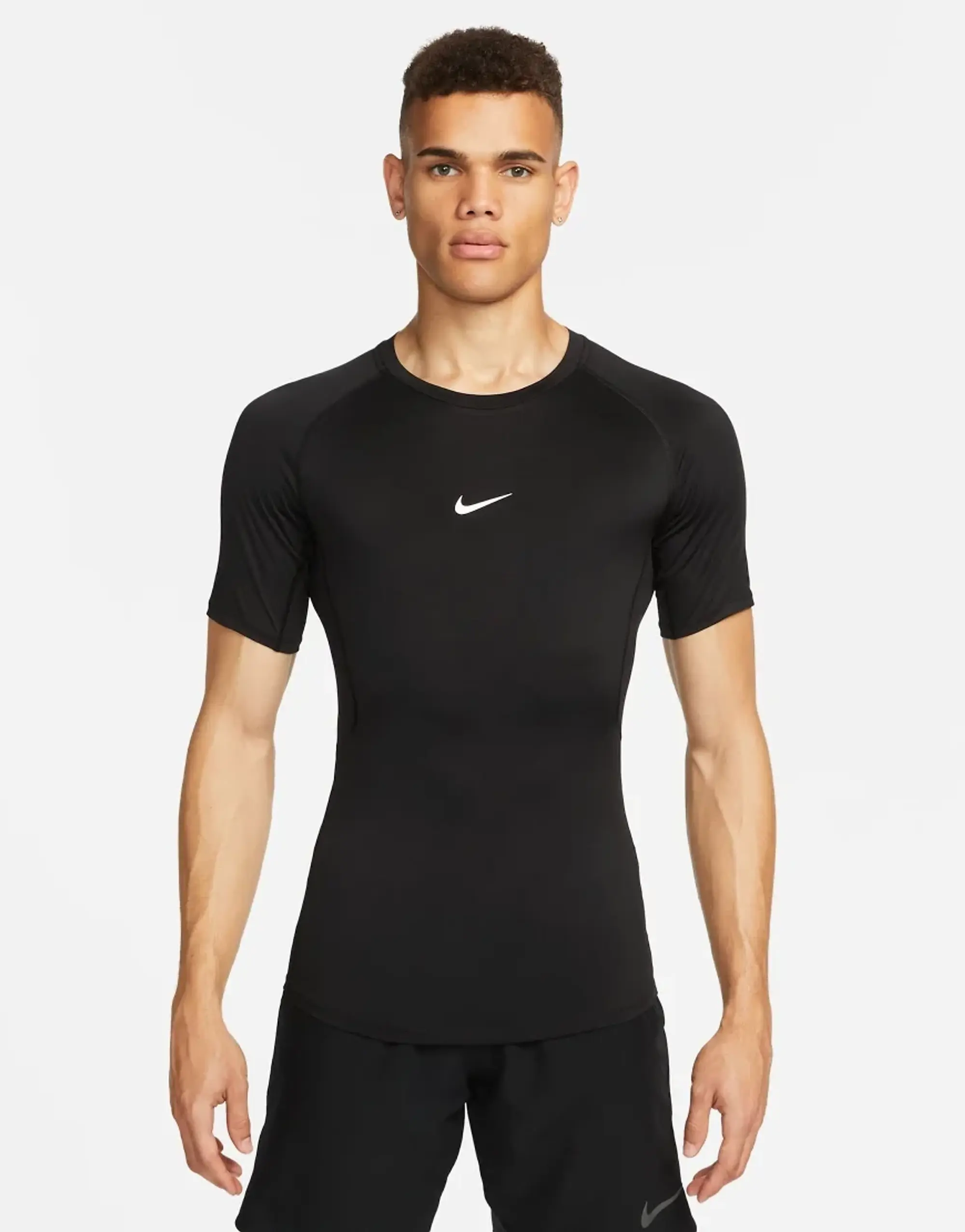 Nike Pro Training Dri-Fit Muscle Fit In Black-Blue